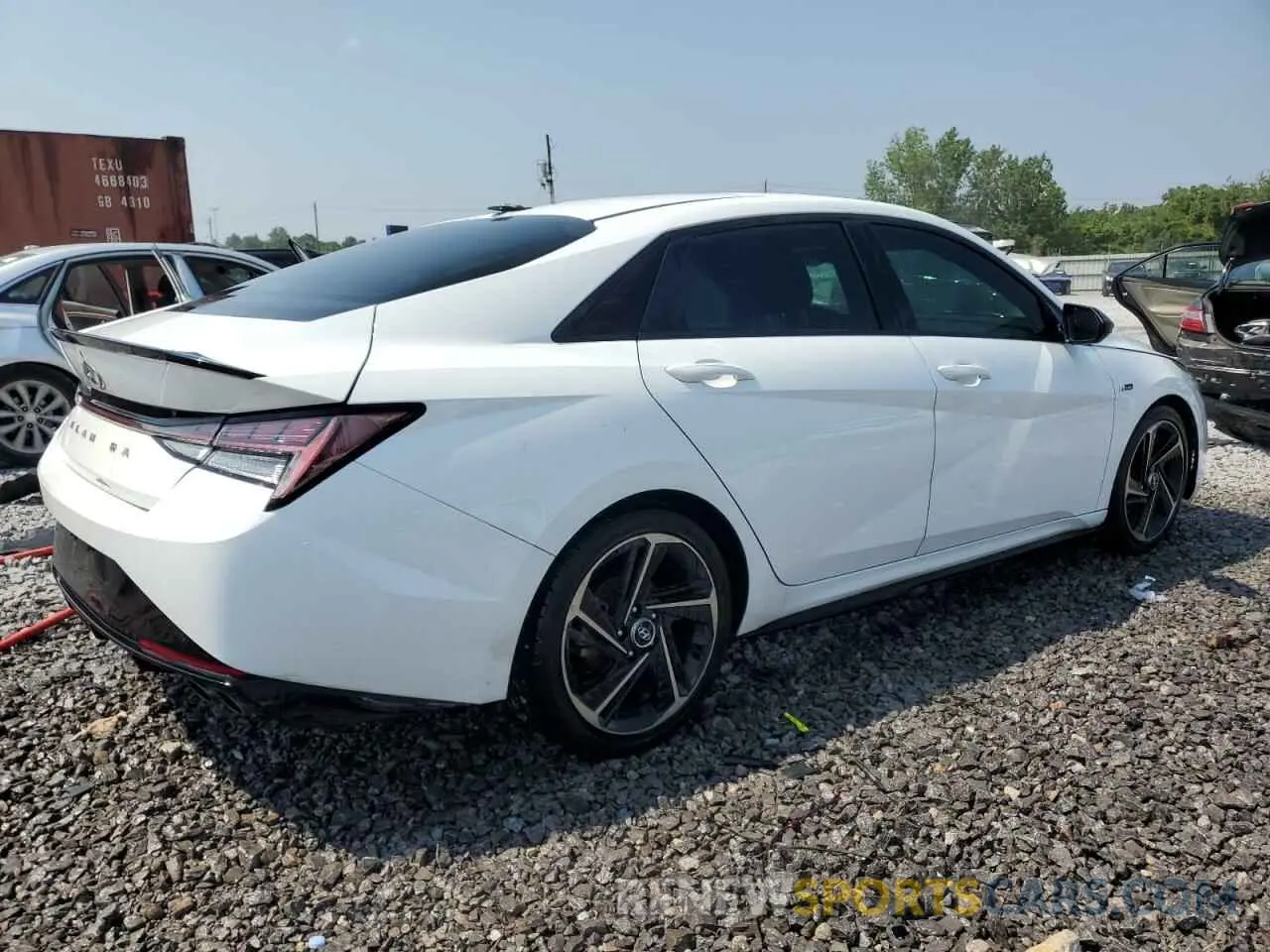 3 Photograph of a damaged car KMHLR4AF4MU106619 HYUNDAI ELANTRA 2021