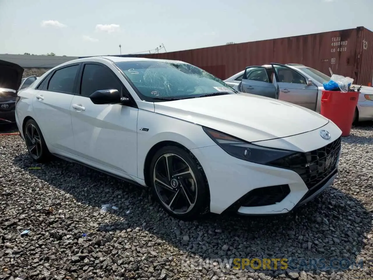 4 Photograph of a damaged car KMHLR4AF4MU106619 HYUNDAI ELANTRA 2021