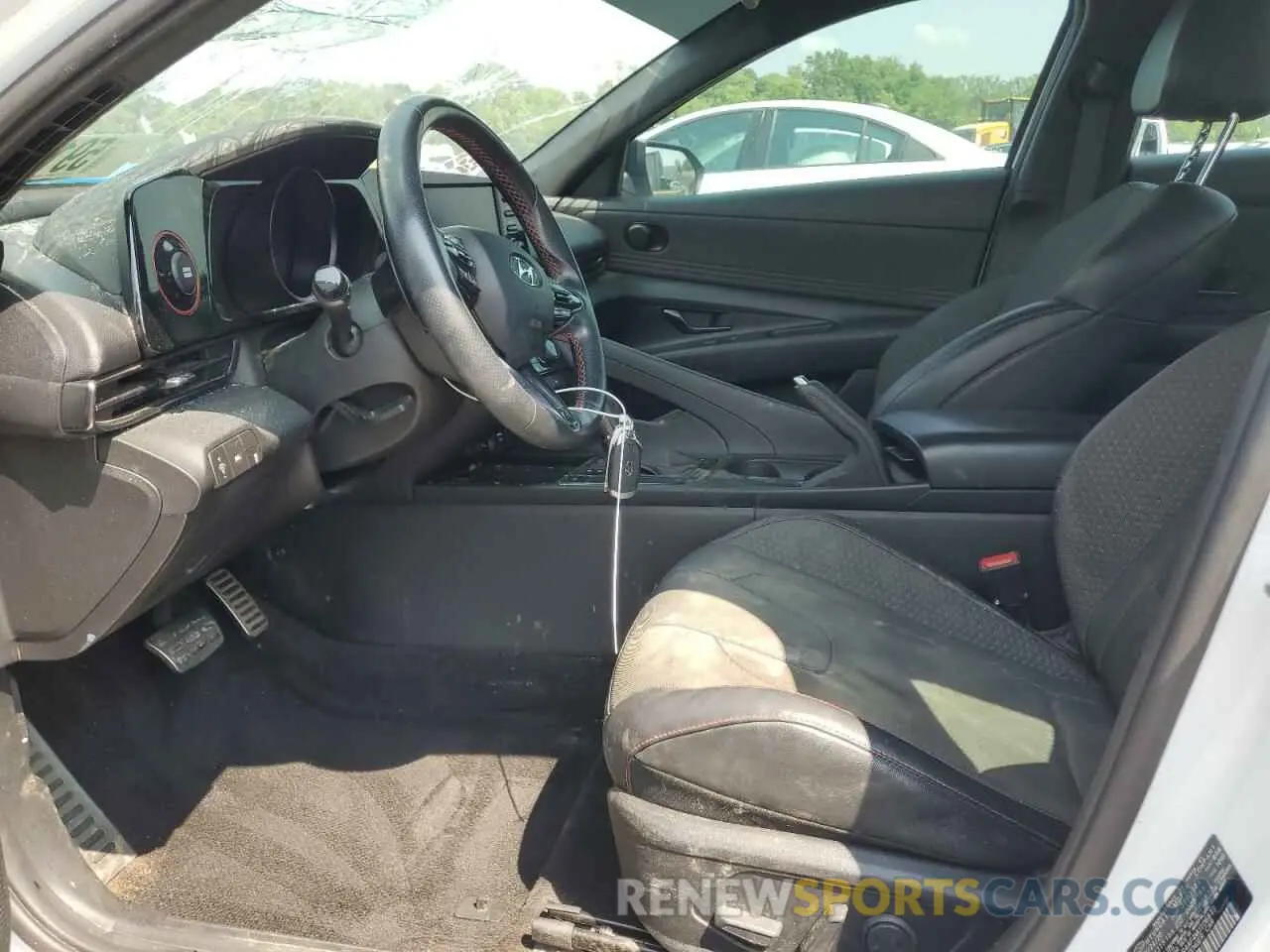 7 Photograph of a damaged car KMHLR4AF4MU106619 HYUNDAI ELANTRA 2021