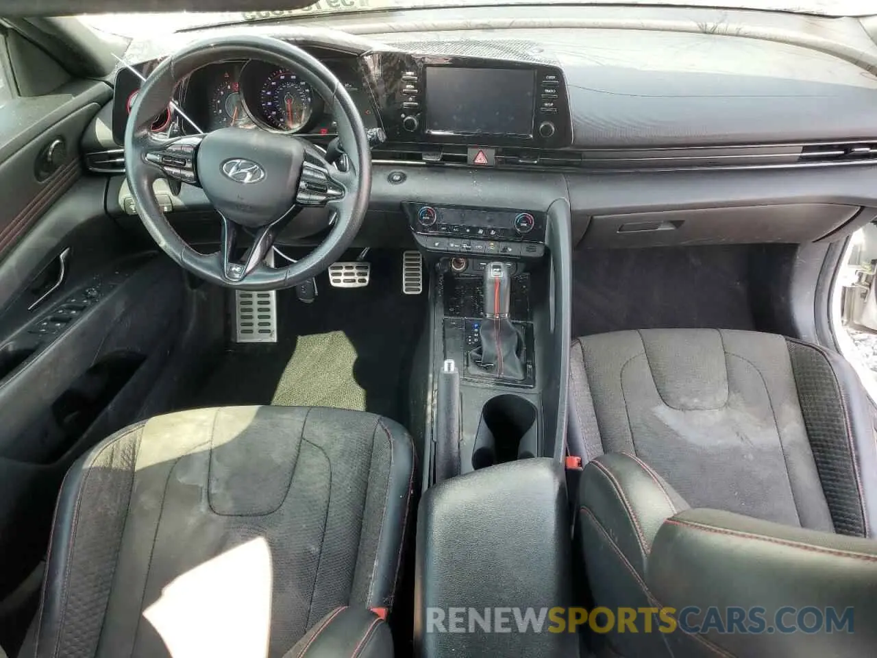 8 Photograph of a damaged car KMHLR4AF4MU106619 HYUNDAI ELANTRA 2021
