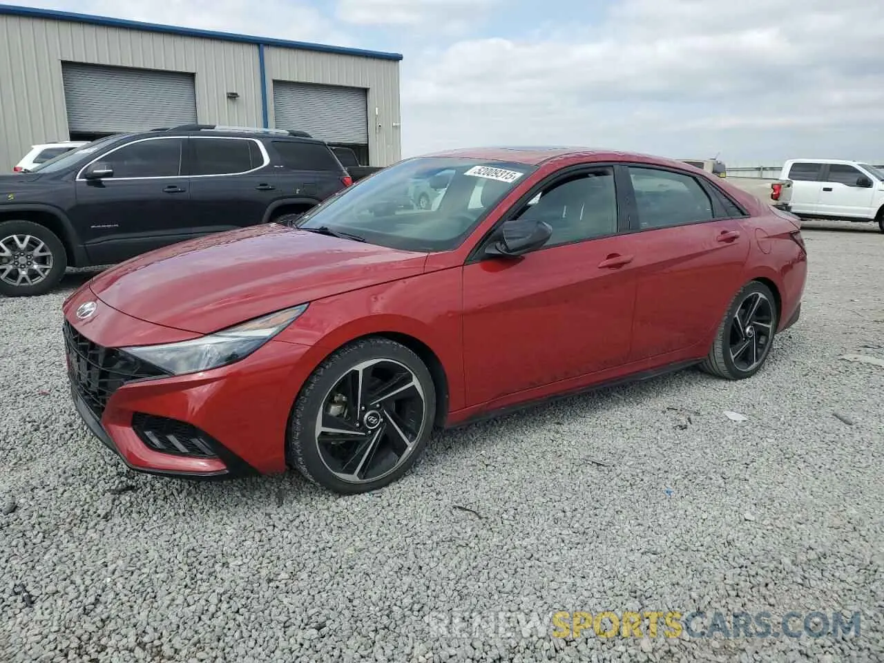 1 Photograph of a damaged car KMHLR4AF5MU174489 HYUNDAI ELANTRA 2021