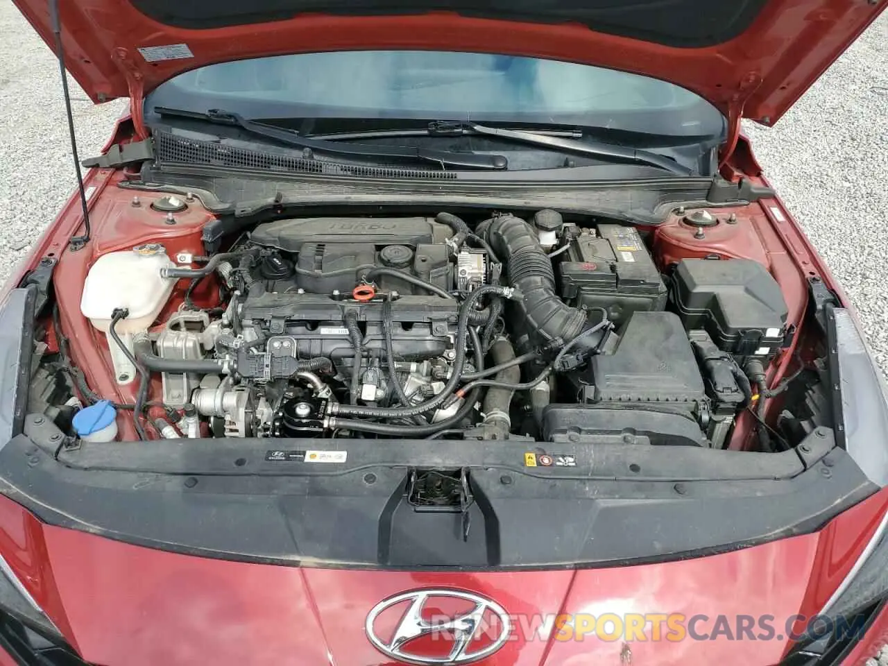 11 Photograph of a damaged car KMHLR4AF5MU174489 HYUNDAI ELANTRA 2021