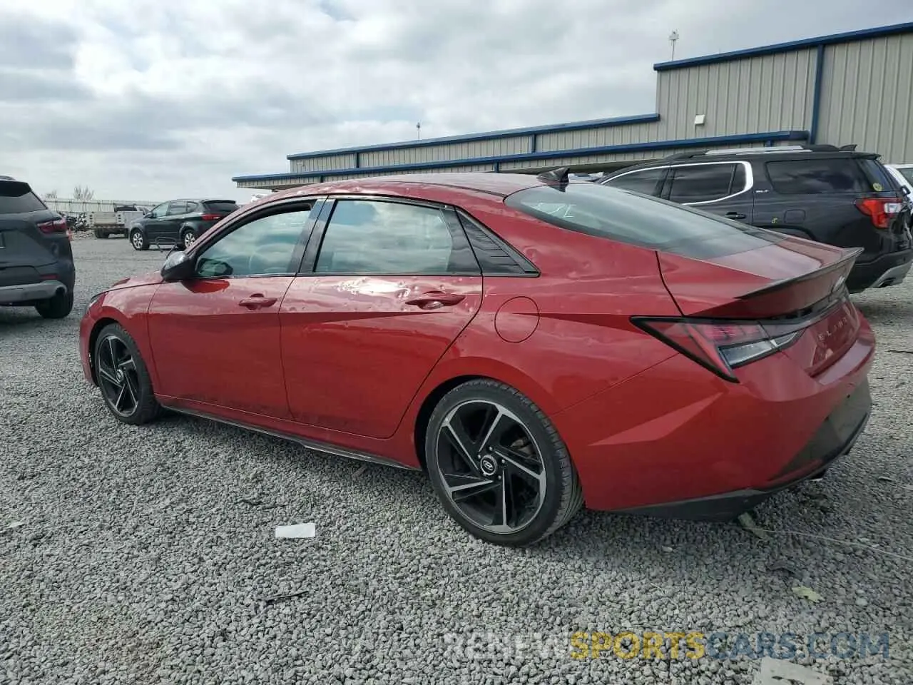2 Photograph of a damaged car KMHLR4AF5MU174489 HYUNDAI ELANTRA 2021