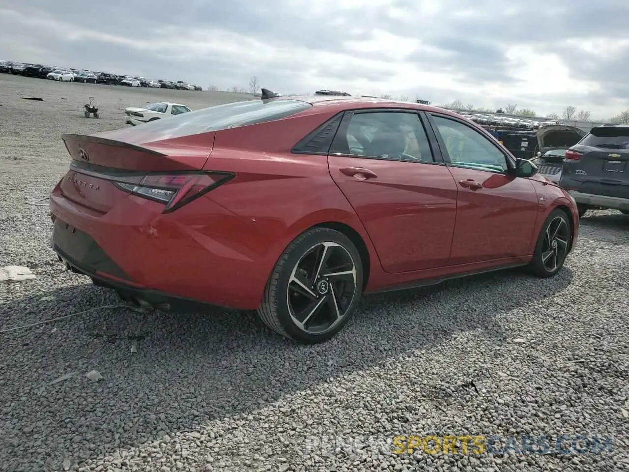 3 Photograph of a damaged car KMHLR4AF5MU174489 HYUNDAI ELANTRA 2021