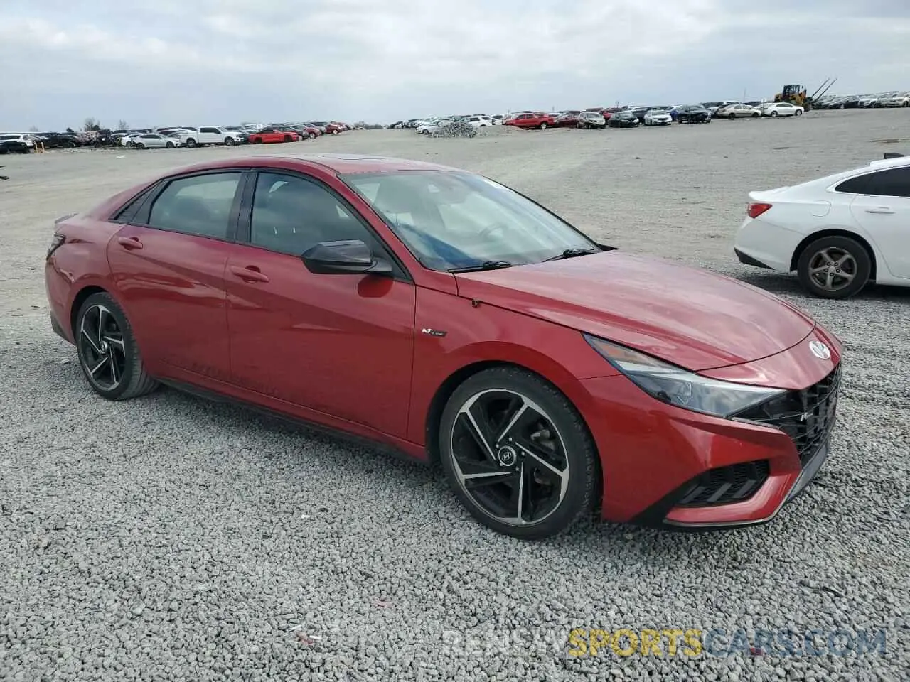 4 Photograph of a damaged car KMHLR4AF5MU174489 HYUNDAI ELANTRA 2021