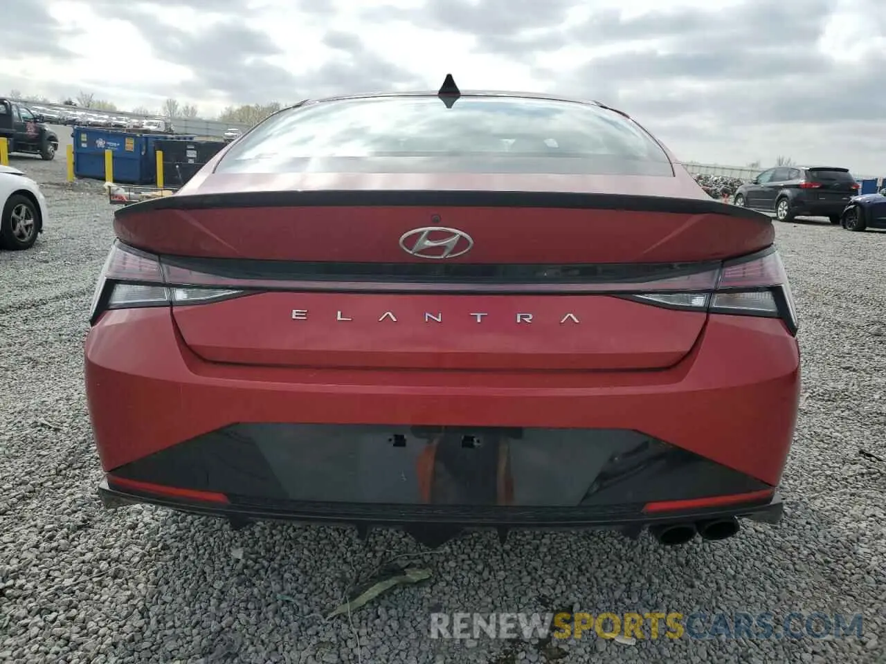 6 Photograph of a damaged car KMHLR4AF5MU174489 HYUNDAI ELANTRA 2021