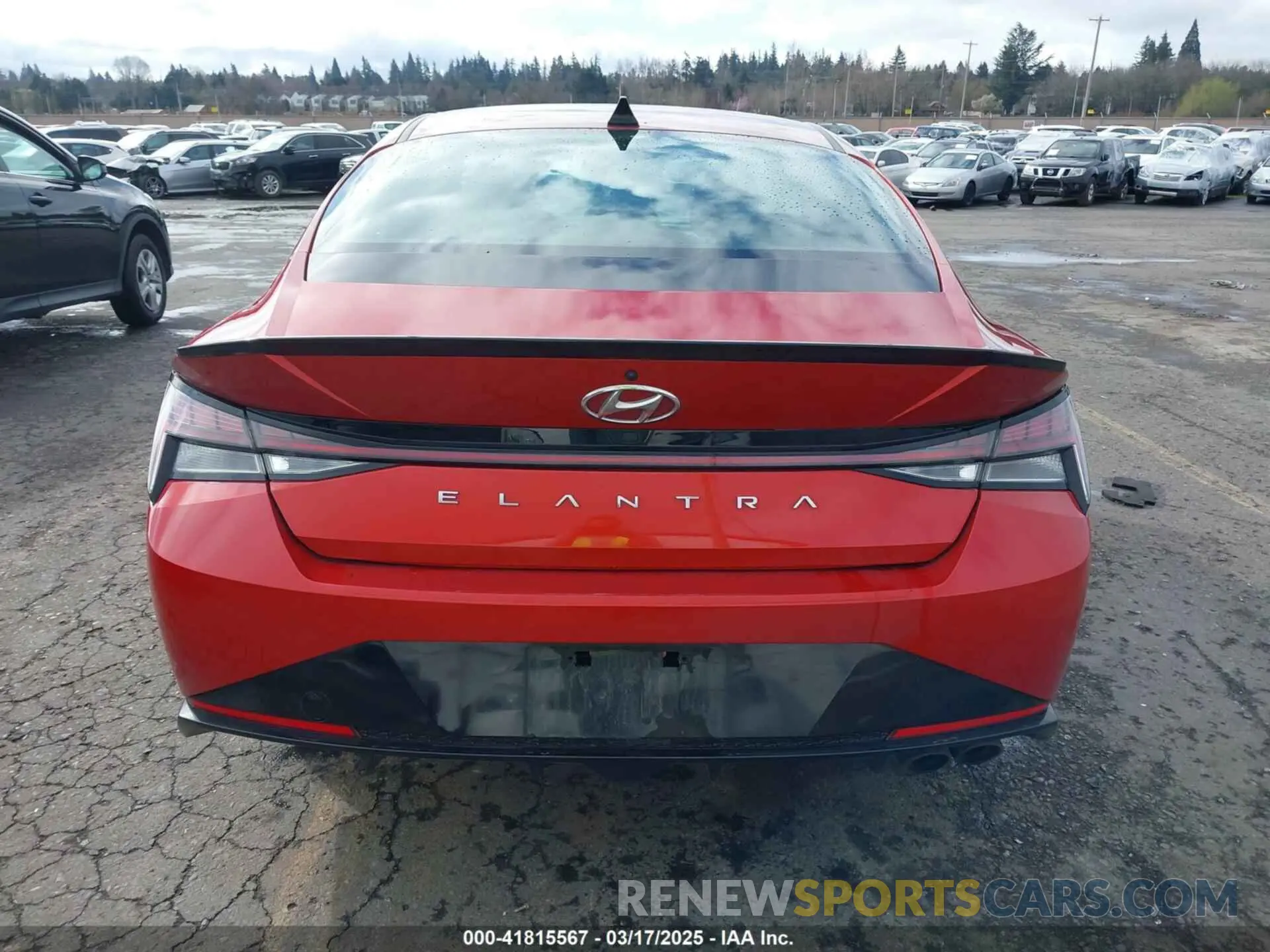 16 Photograph of a damaged car KMHLR4AF5MU181801 HYUNDAI ELANTRA 2021