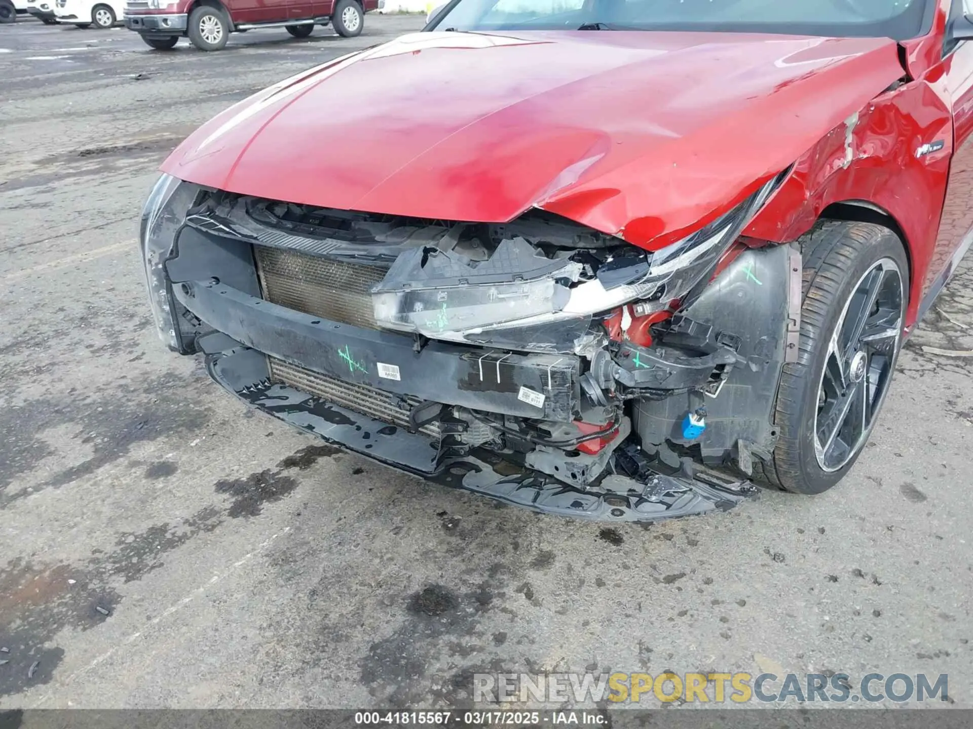 6 Photograph of a damaged car KMHLR4AF5MU181801 HYUNDAI ELANTRA 2021