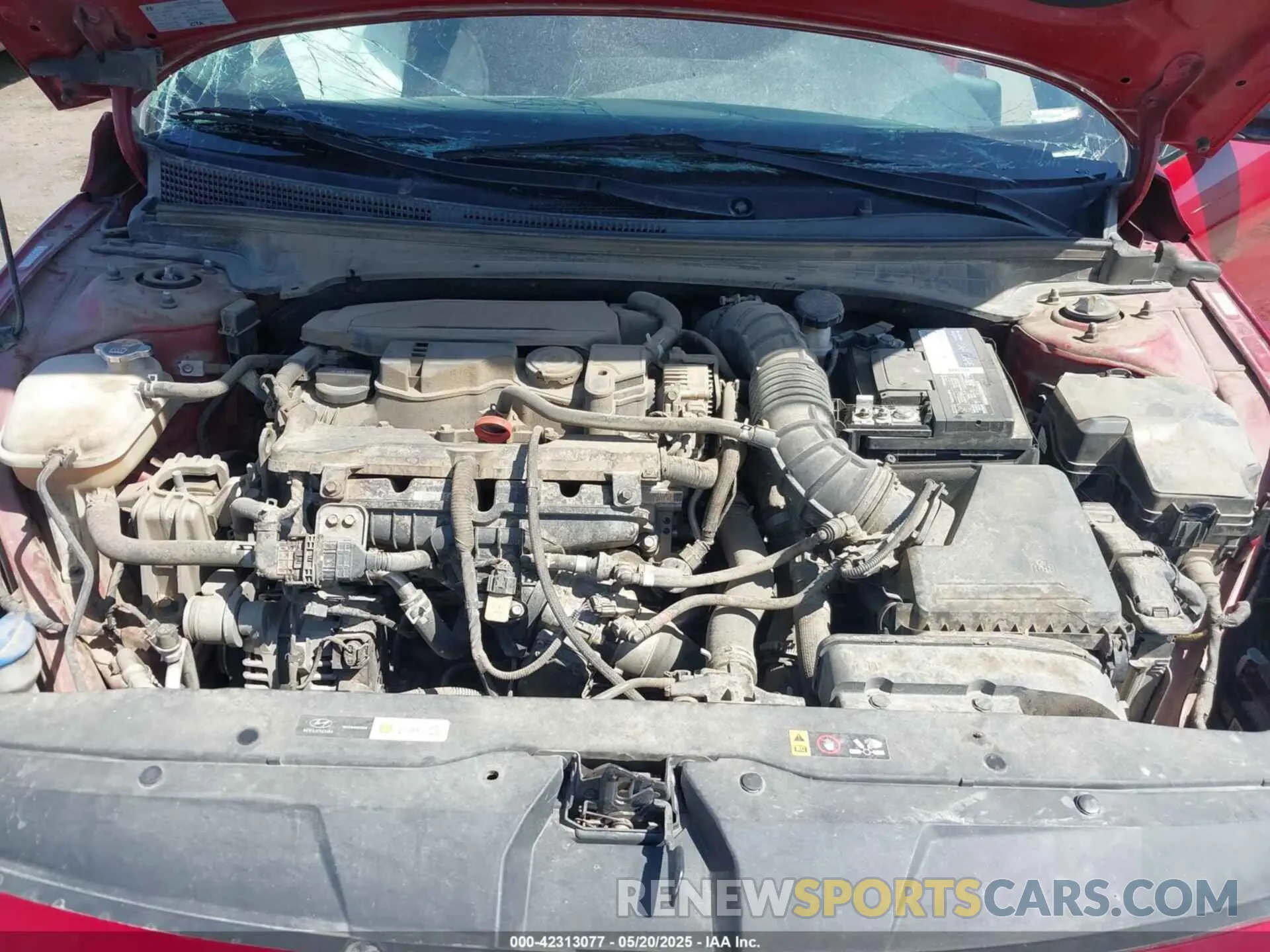 10 Photograph of a damaged car KMHLR4AF7MU147407 HYUNDAI ELANTRA 2021