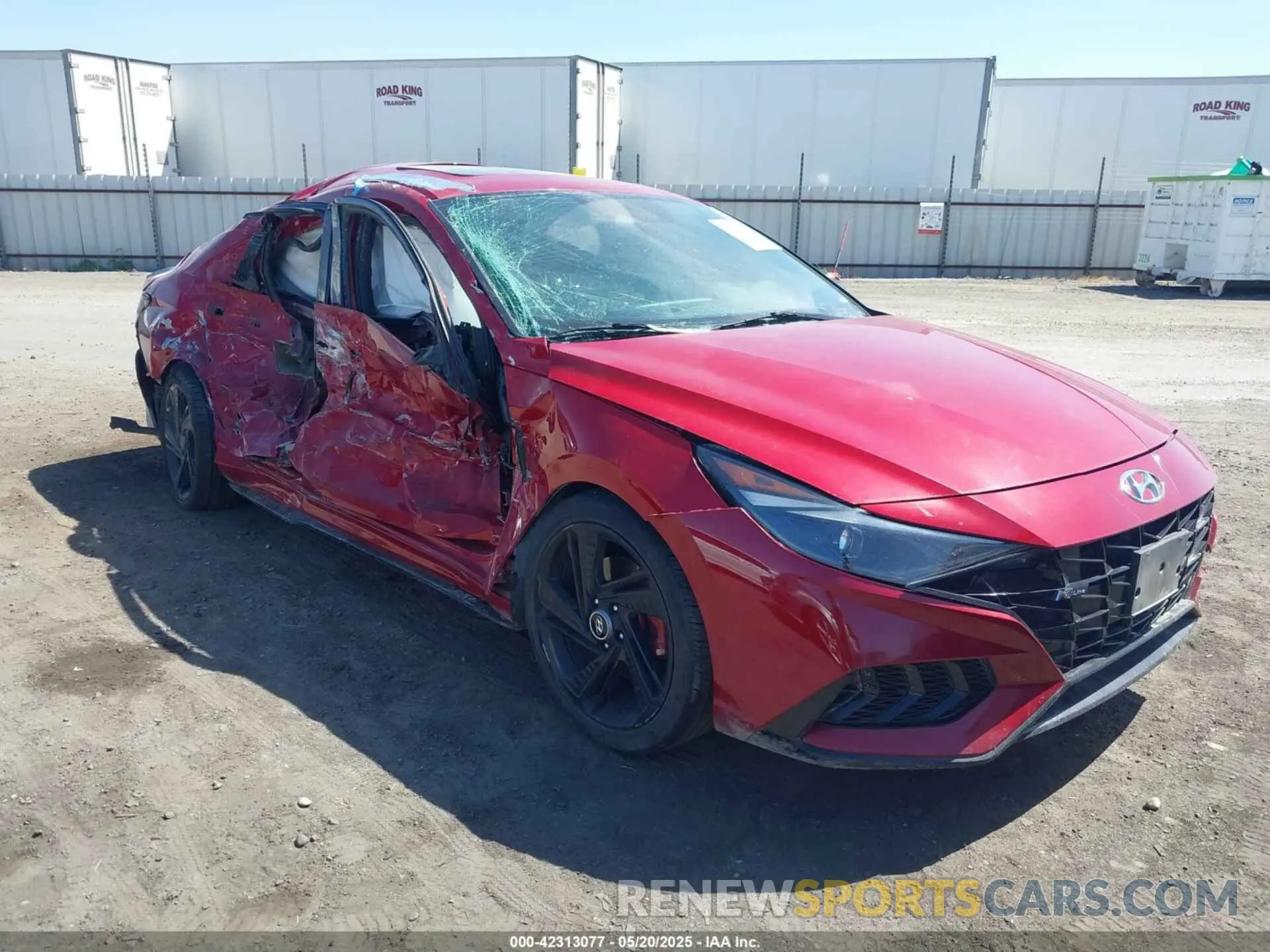 13 Photograph of a damaged car KMHLR4AF7MU147407 HYUNDAI ELANTRA 2021