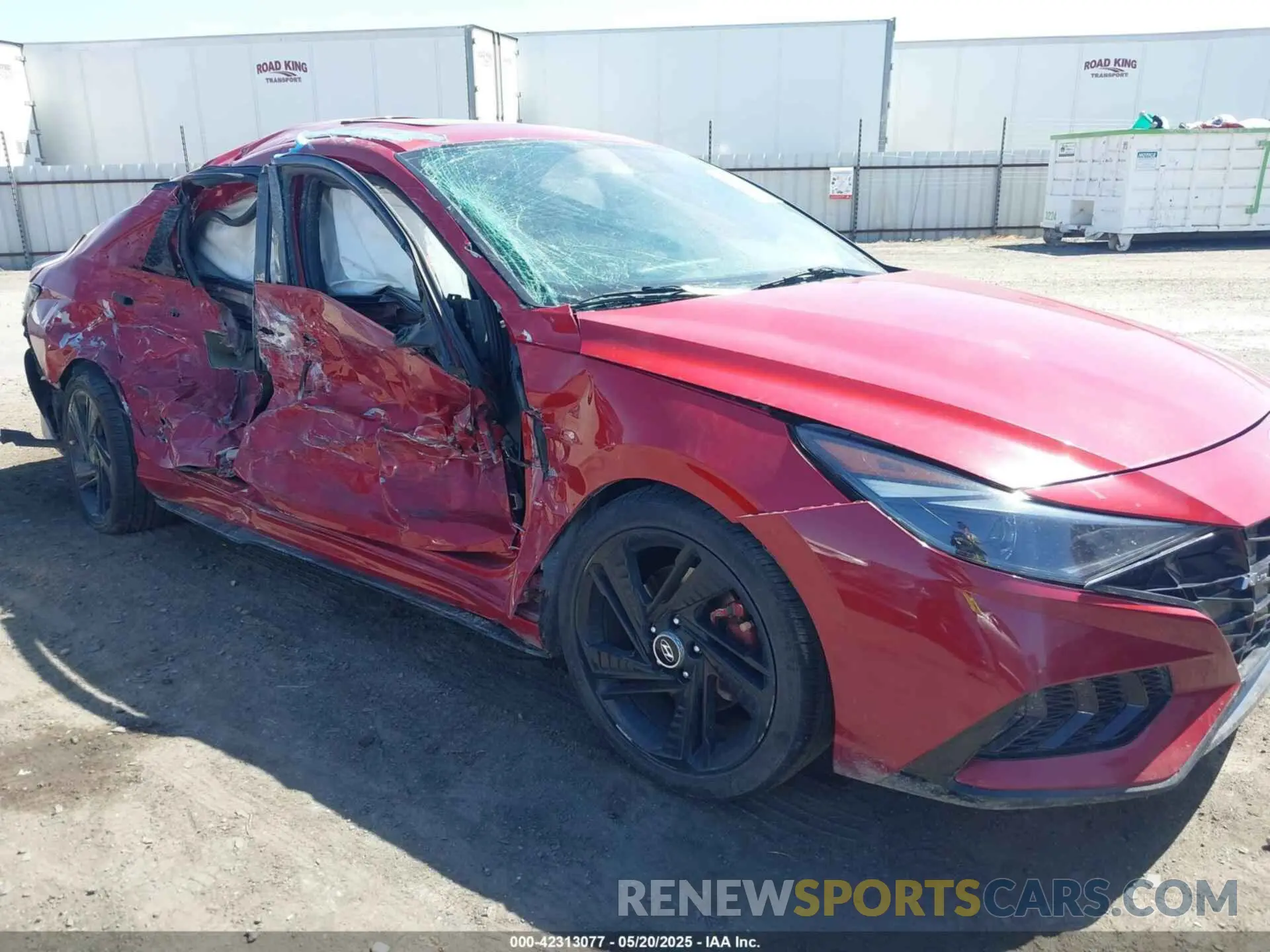 6 Photograph of a damaged car KMHLR4AF7MU147407 HYUNDAI ELANTRA 2021