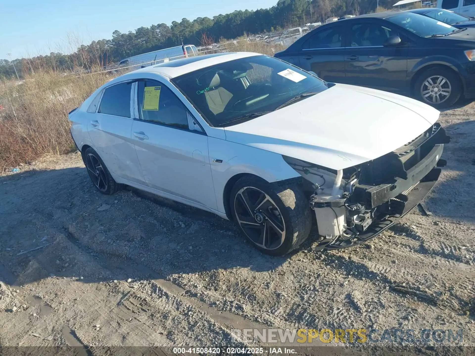 1 Photograph of a damaged car KMHLR4AF7MU165082 HYUNDAI ELANTRA 2021