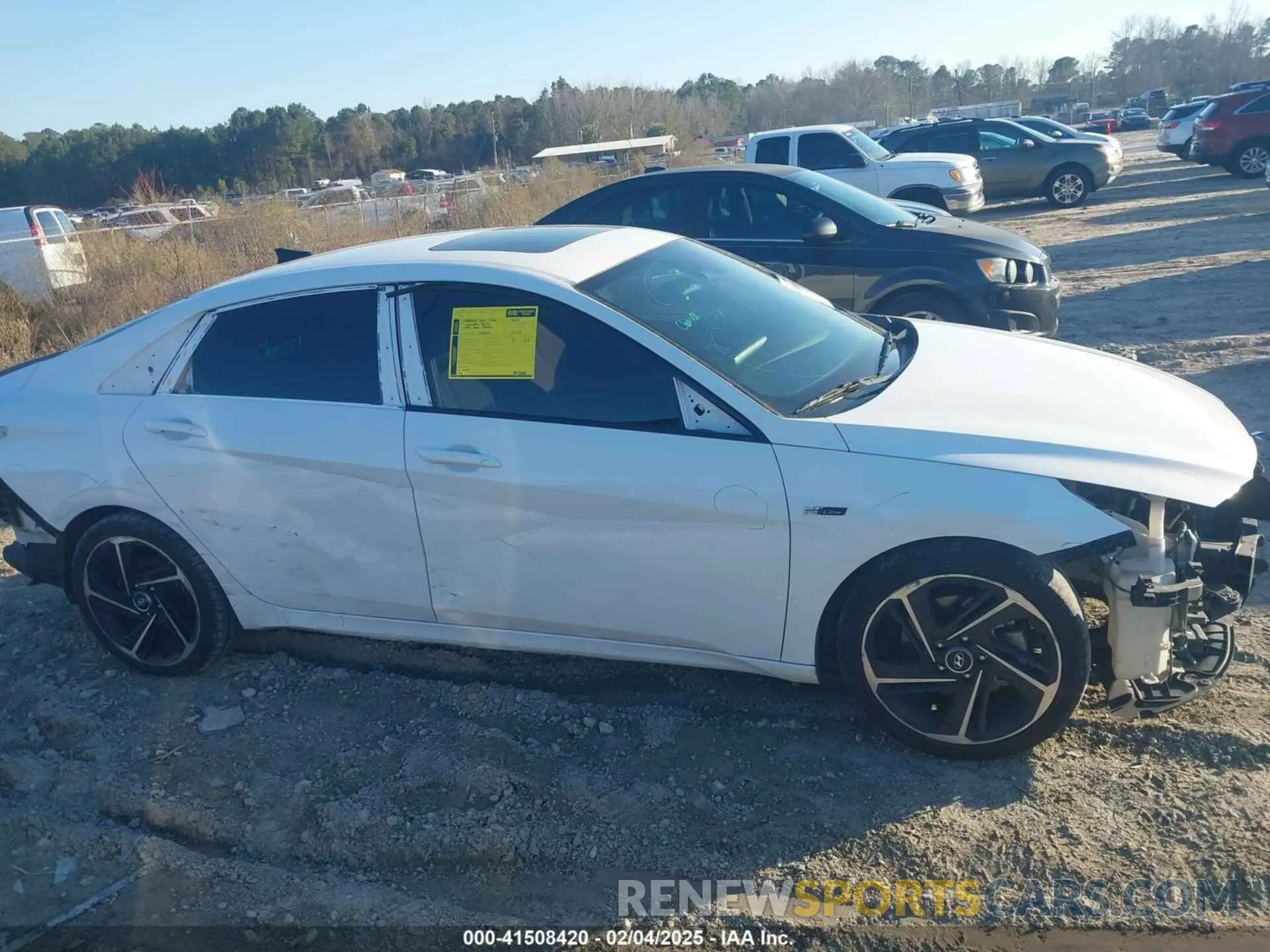 14 Photograph of a damaged car KMHLR4AF7MU165082 HYUNDAI ELANTRA 2021