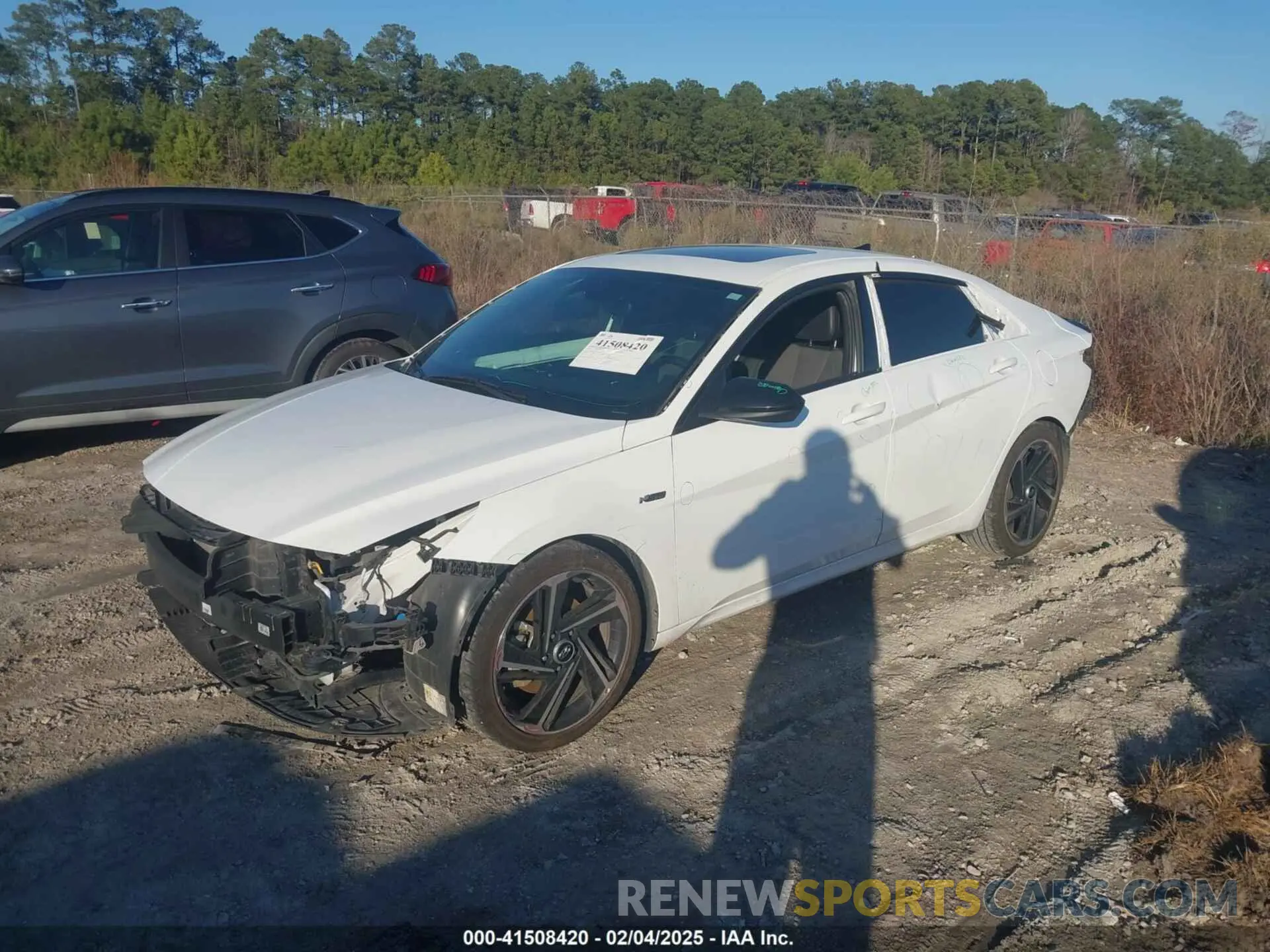 2 Photograph of a damaged car KMHLR4AF7MU165082 HYUNDAI ELANTRA 2021
