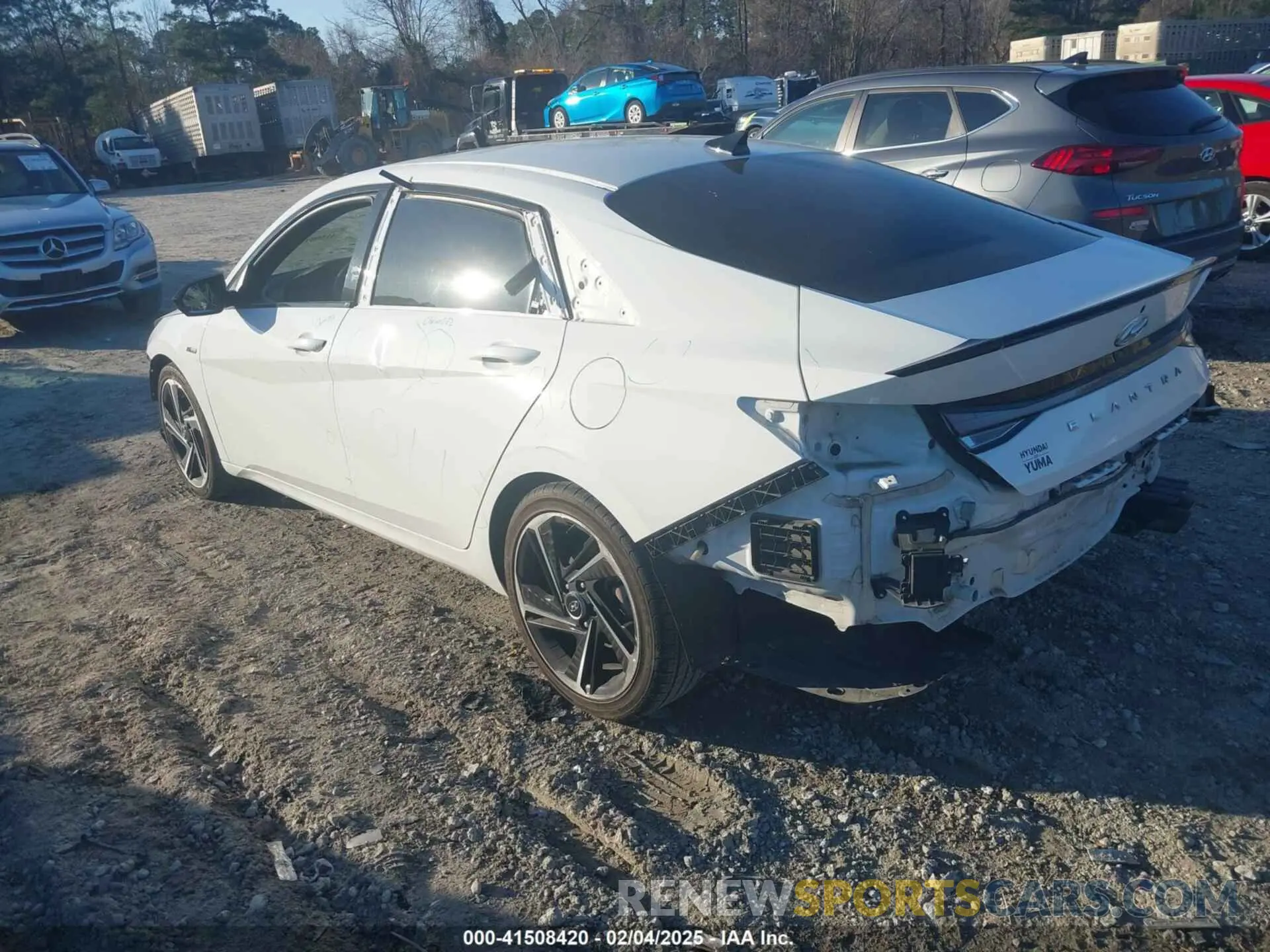 3 Photograph of a damaged car KMHLR4AF7MU165082 HYUNDAI ELANTRA 2021