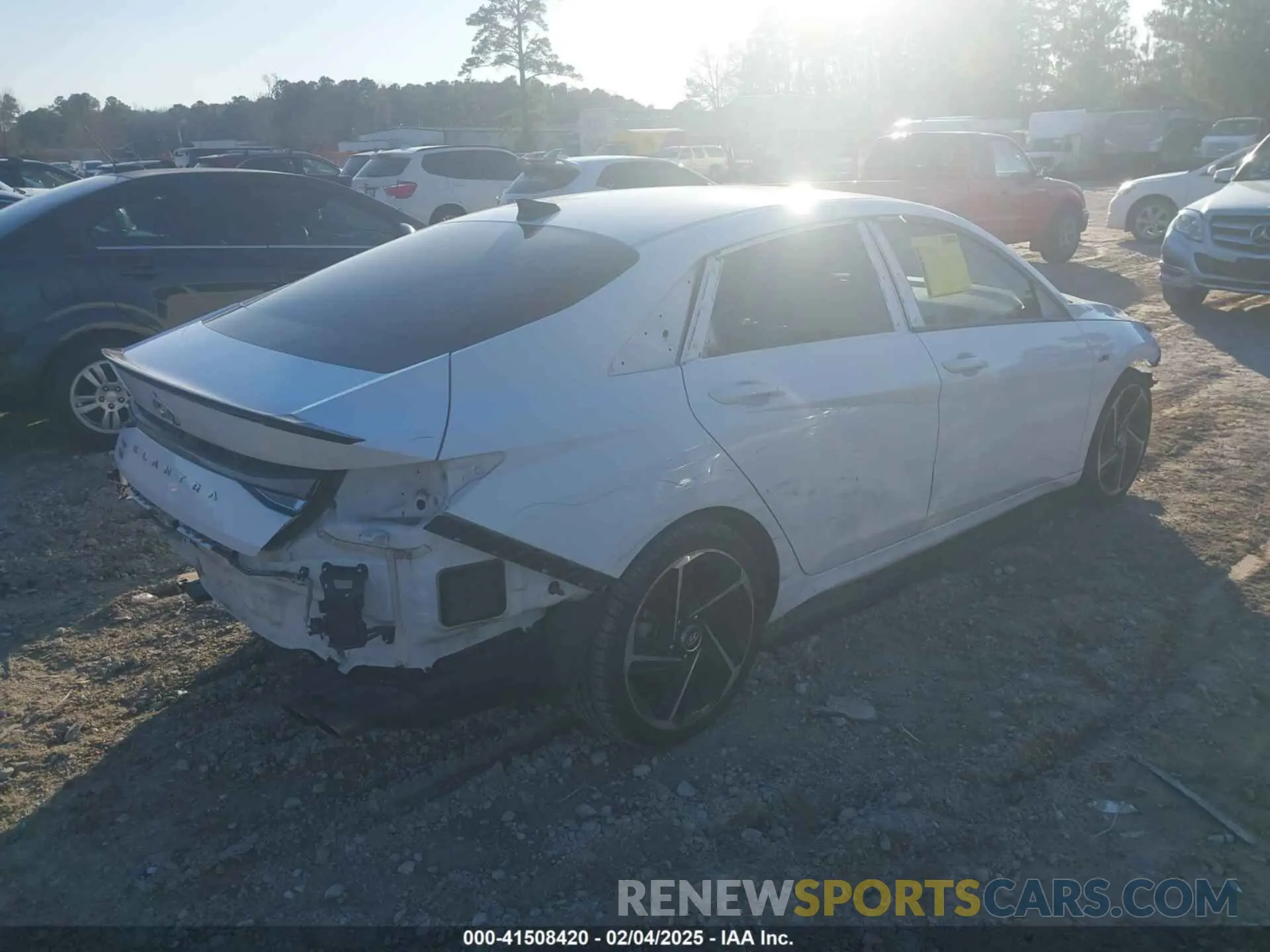 4 Photograph of a damaged car KMHLR4AF7MU165082 HYUNDAI ELANTRA 2021