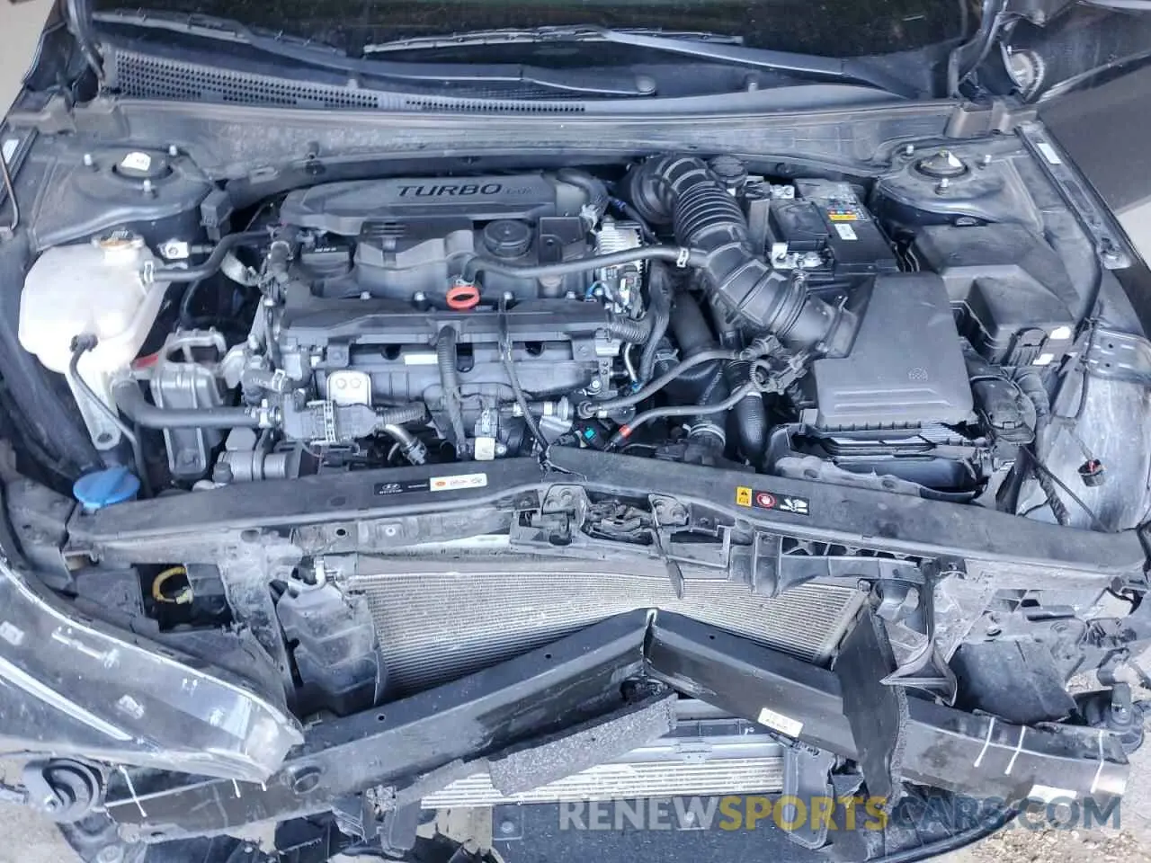 12 Photograph of a damaged car KMHLR4AF8MU155581 HYUNDAI ELANTRA 2021