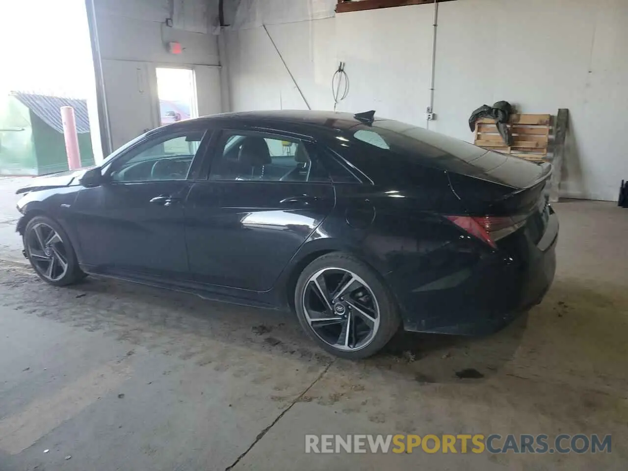 2 Photograph of a damaged car KMHLR4AF8MU155581 HYUNDAI ELANTRA 2021