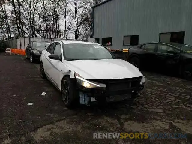 10 Photograph of a damaged car KMHLR4AF8MU188564 HYUNDAI ELANTRA 2021