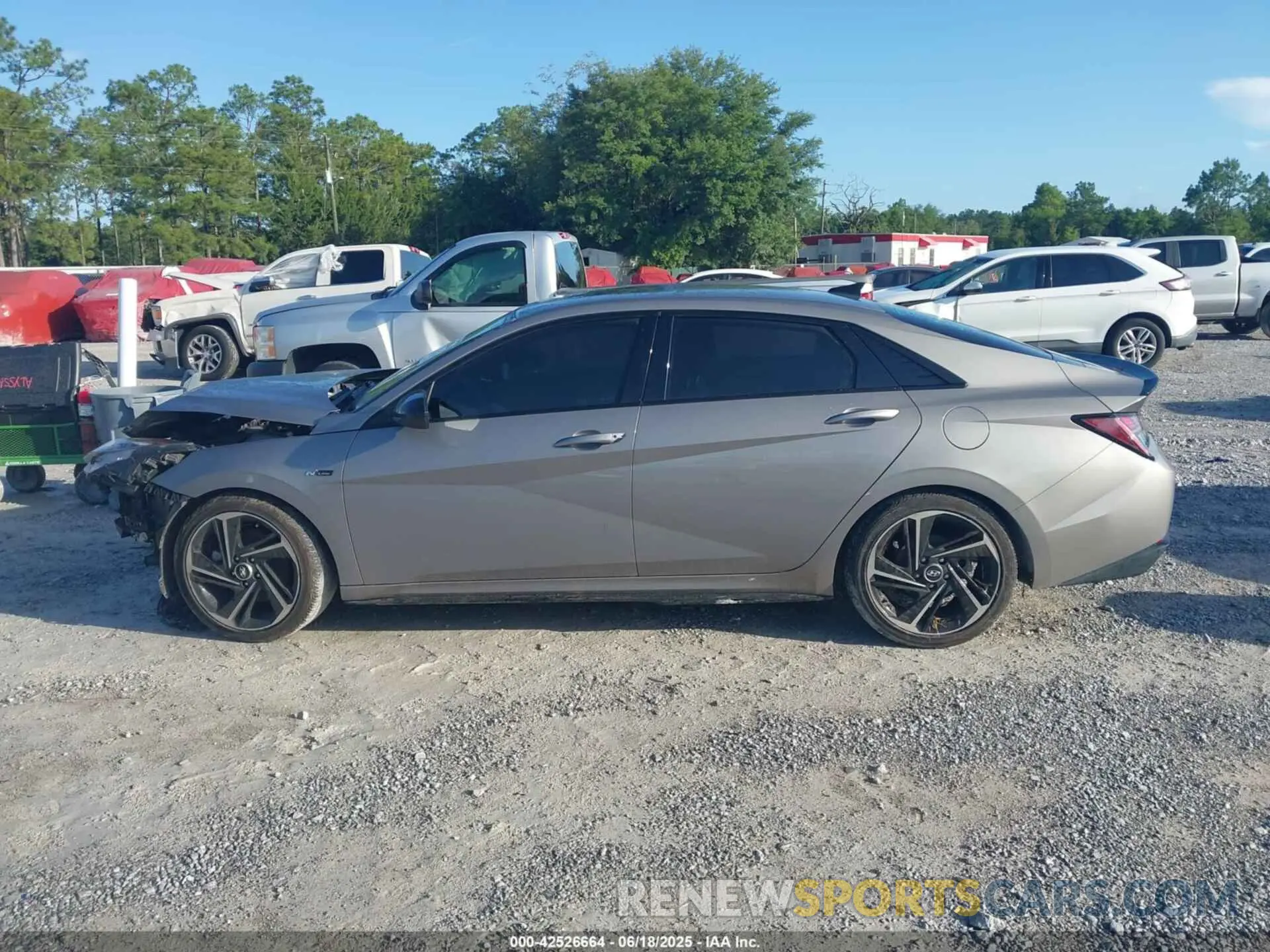 14 Photograph of a damaged car KMHLR4AF9MU163544 HYUNDAI ELANTRA 2021