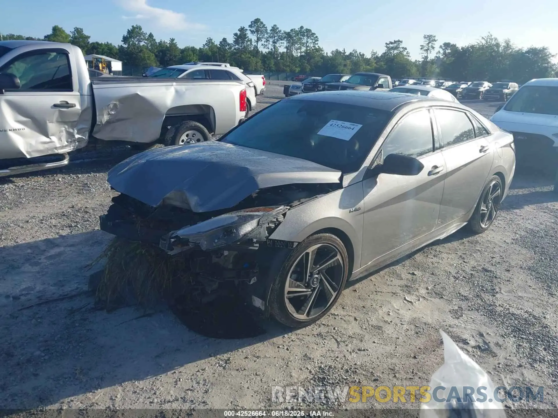 2 Photograph of a damaged car KMHLR4AF9MU163544 HYUNDAI ELANTRA 2021