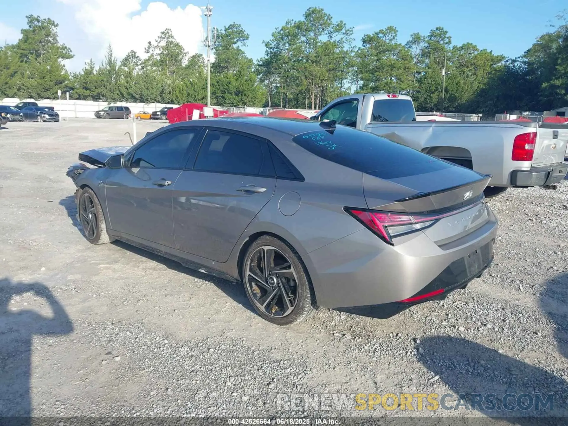 3 Photograph of a damaged car KMHLR4AF9MU163544 HYUNDAI ELANTRA 2021