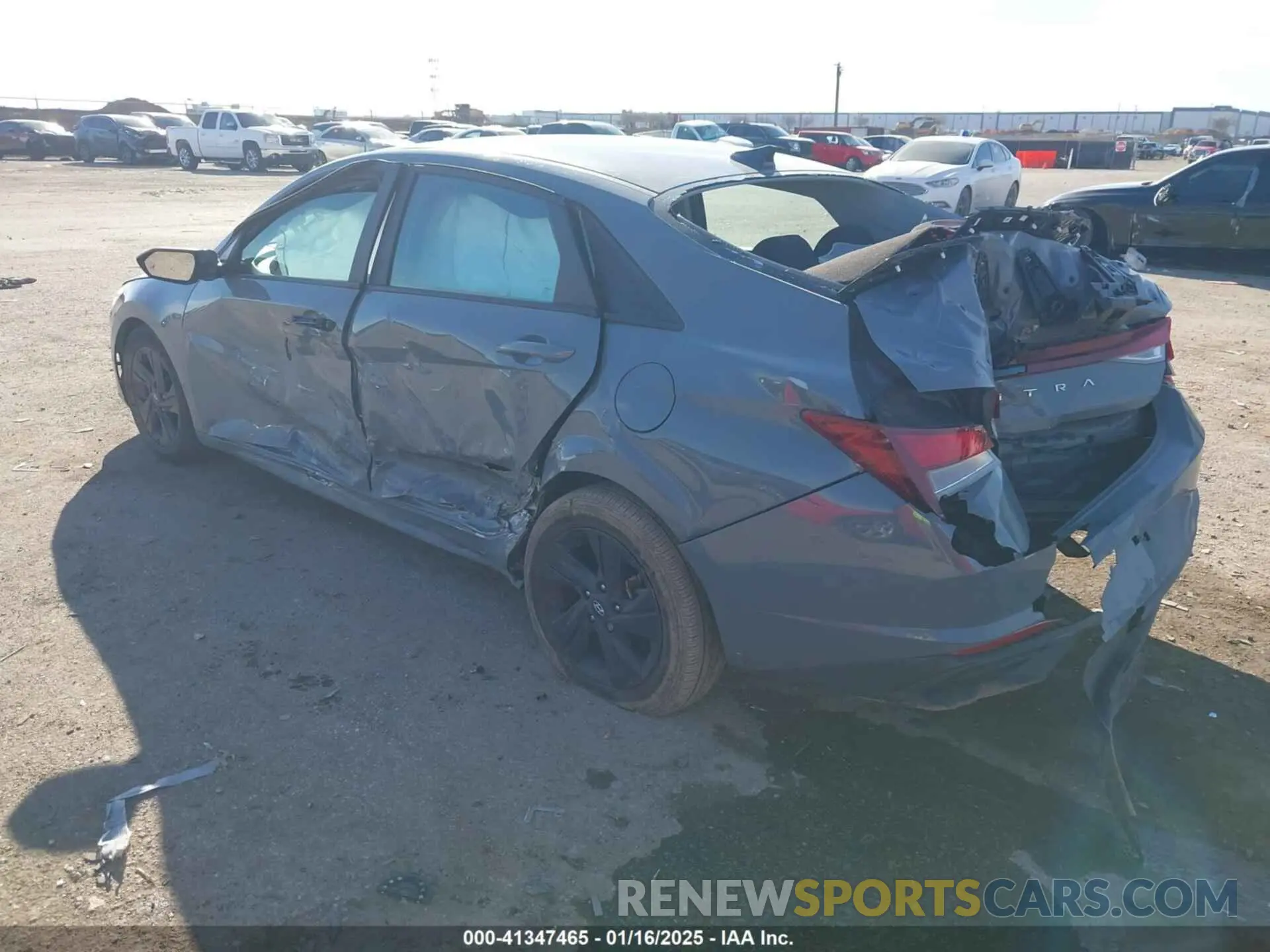 3 Photograph of a damaged car KMHLS4AG0MU064981 HYUNDAI ELANTRA 2021