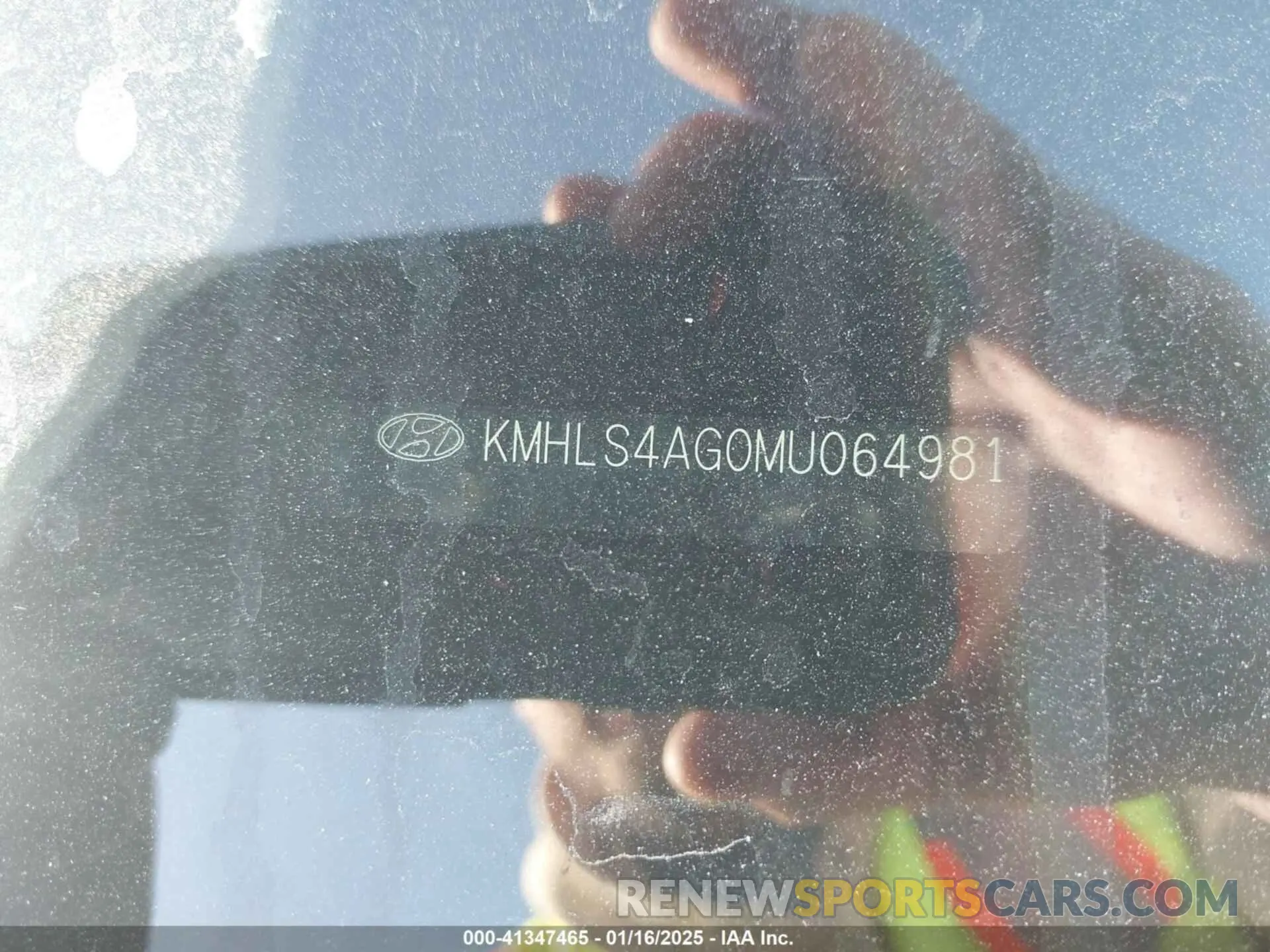 9 Photograph of a damaged car KMHLS4AG0MU064981 HYUNDAI ELANTRA 2021