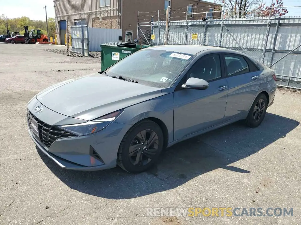 1 Photograph of a damaged car KMHLS4AG0MU211817 HYUNDAI ELANTRA 2021