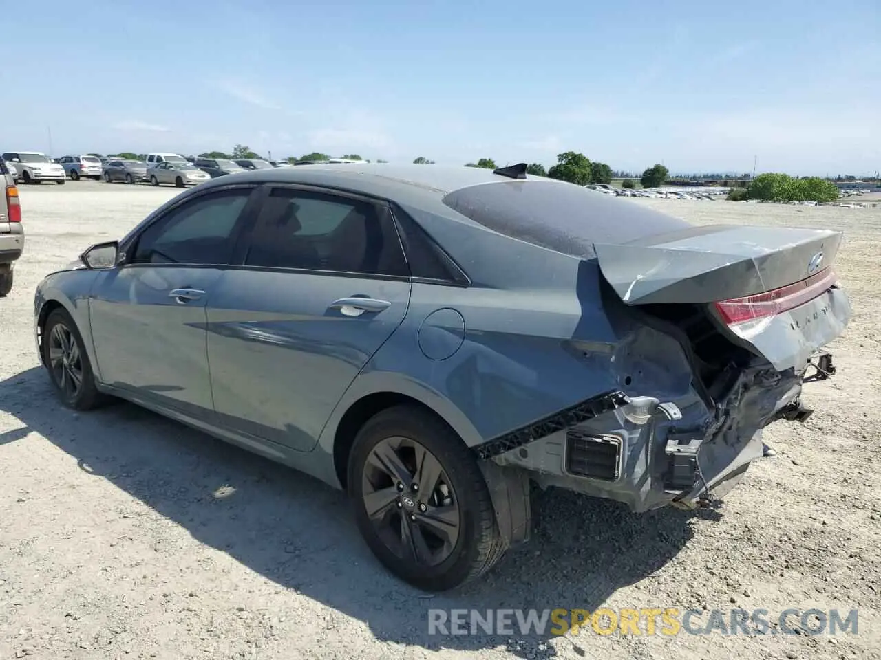 2 Photograph of a damaged car KMHLS4AG1MU193697 HYUNDAI ELANTRA 2021