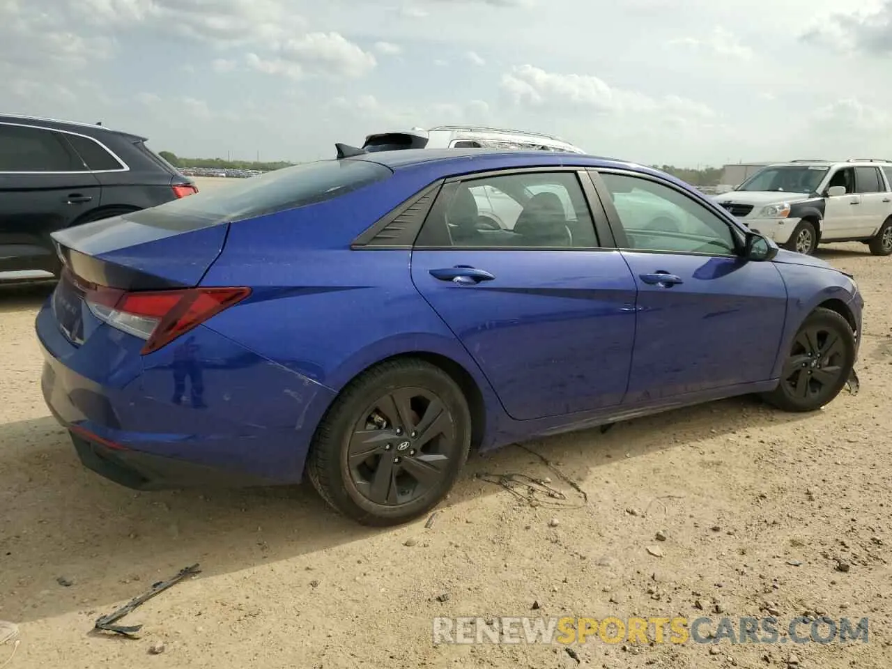 3 Photograph of a damaged car KMHLS4AG2MU105210 HYUNDAI ELANTRA 2021
