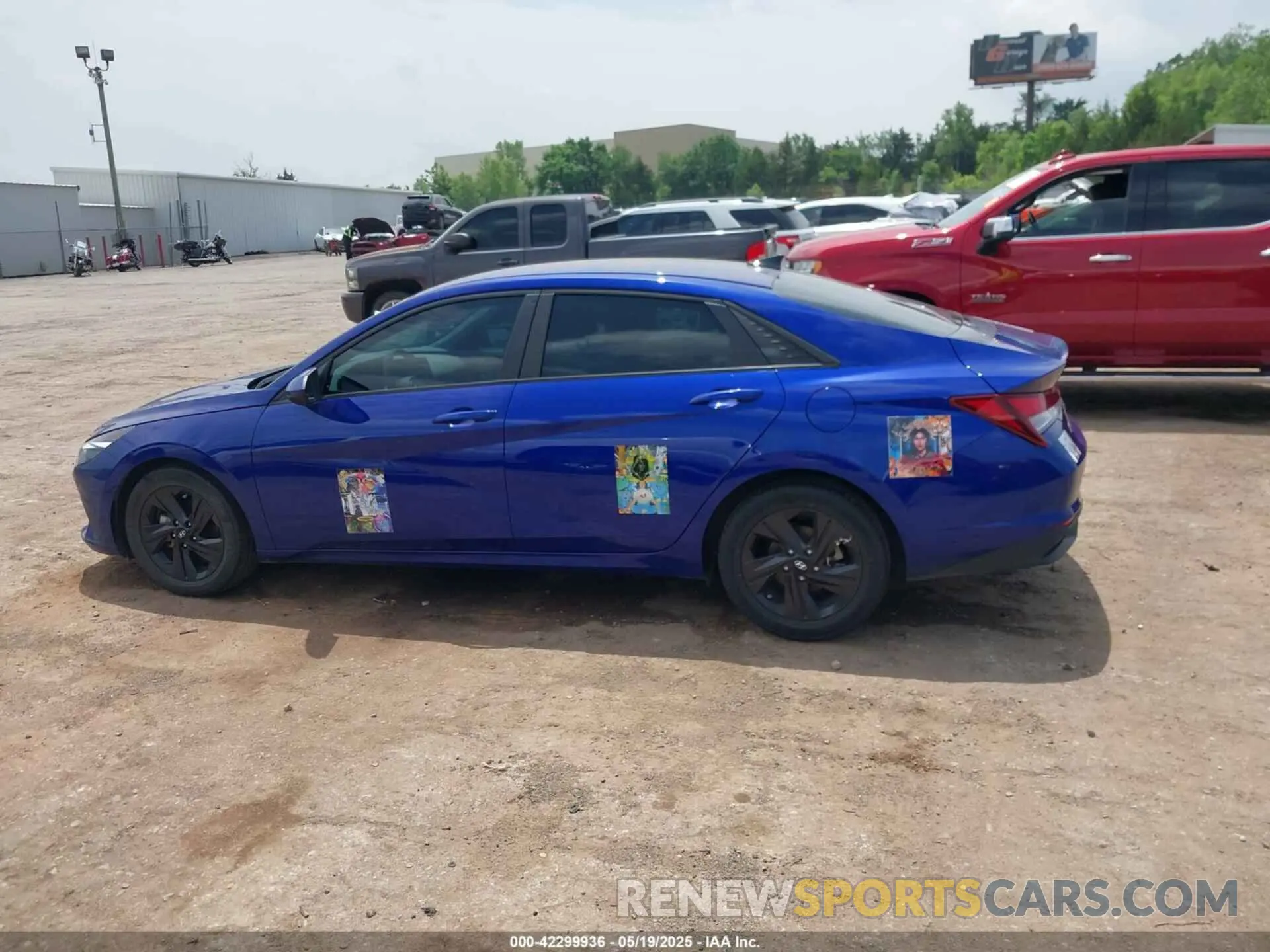 14 Photograph of a damaged car KMHLS4AG2MU196155 HYUNDAI ELANTRA 2021
