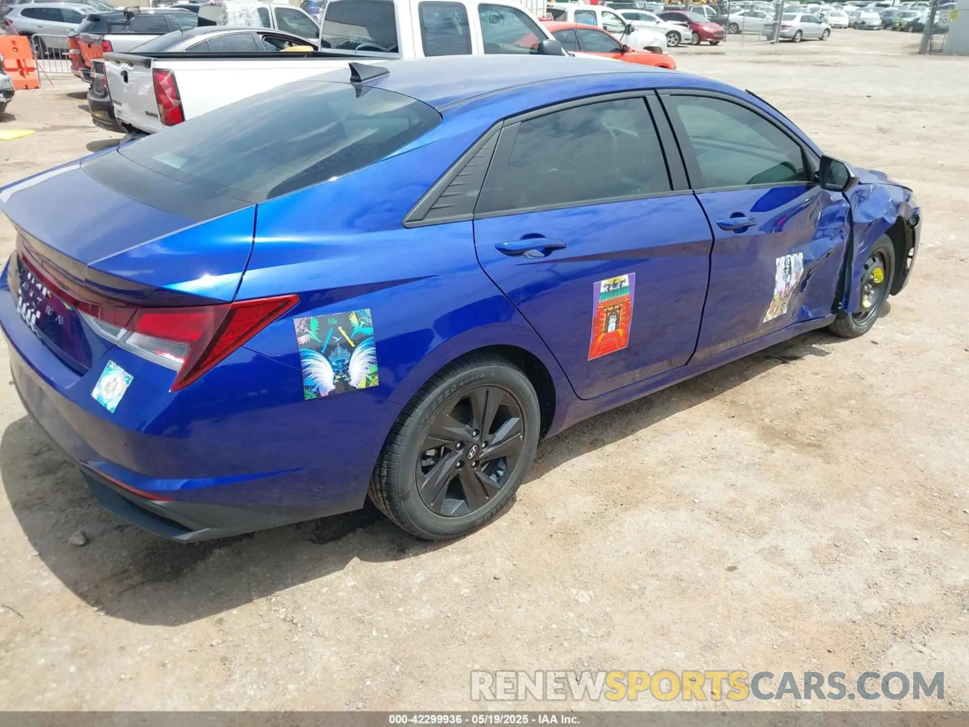 4 Photograph of a damaged car KMHLS4AG2MU196155 HYUNDAI ELANTRA 2021