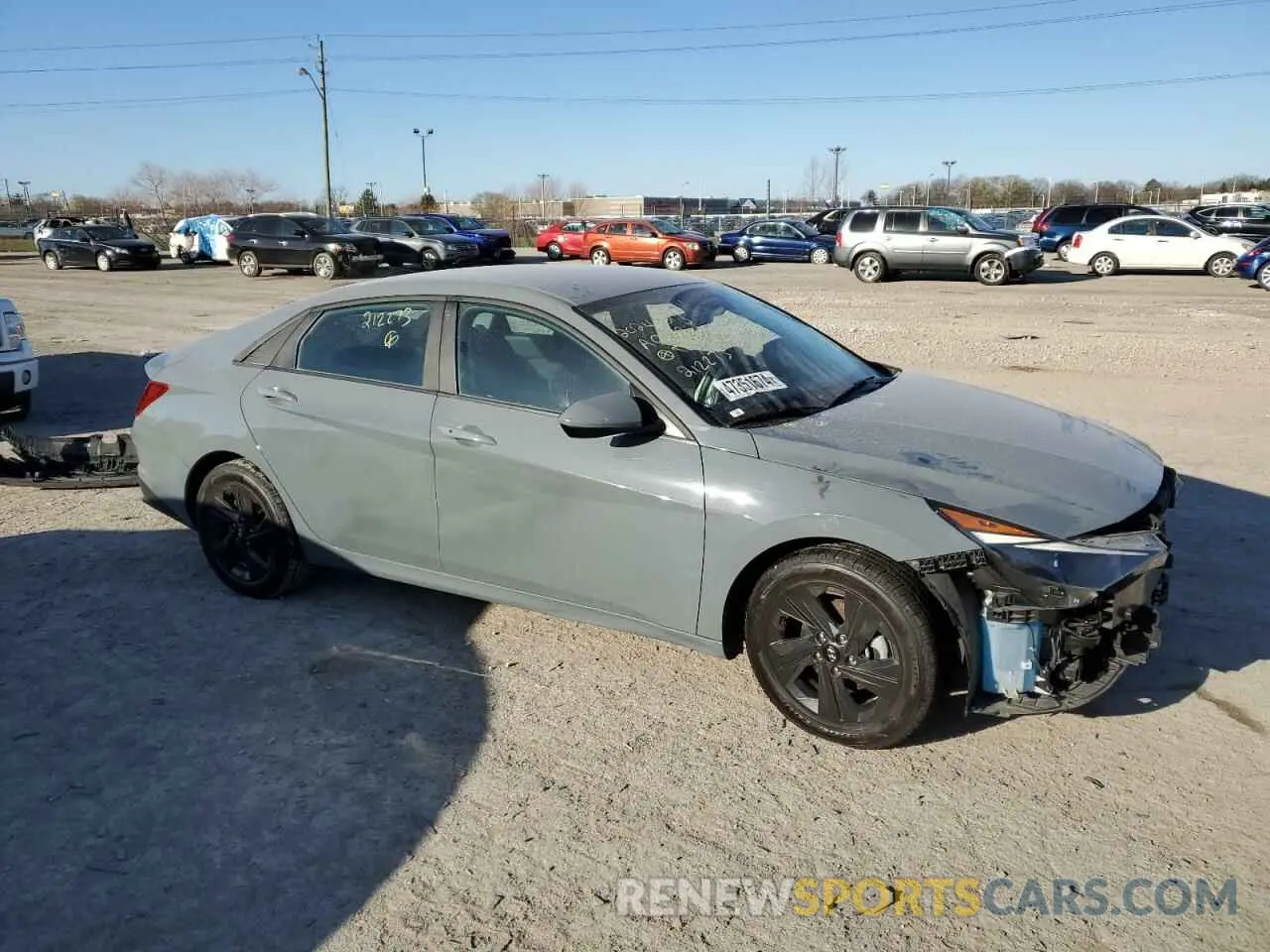4 Photograph of a damaged car KMHLS4AG2MU212273 HYUNDAI ELANTRA 2021