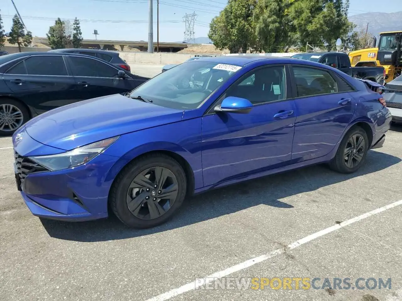 1 Photograph of a damaged car KMHLS4AG3MU121657 HYUNDAI ELANTRA 2021