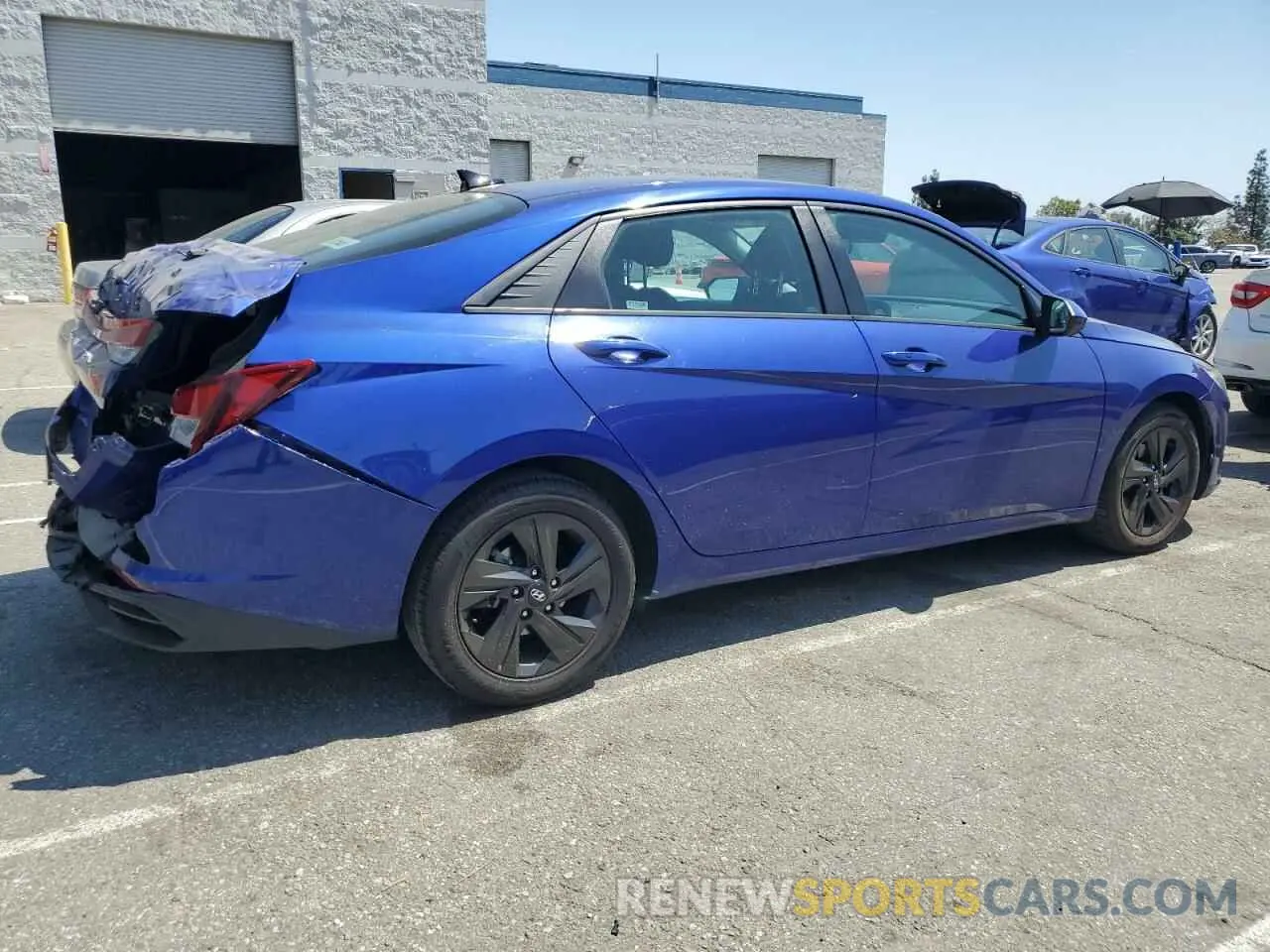 3 Photograph of a damaged car KMHLS4AG3MU121657 HYUNDAI ELANTRA 2021