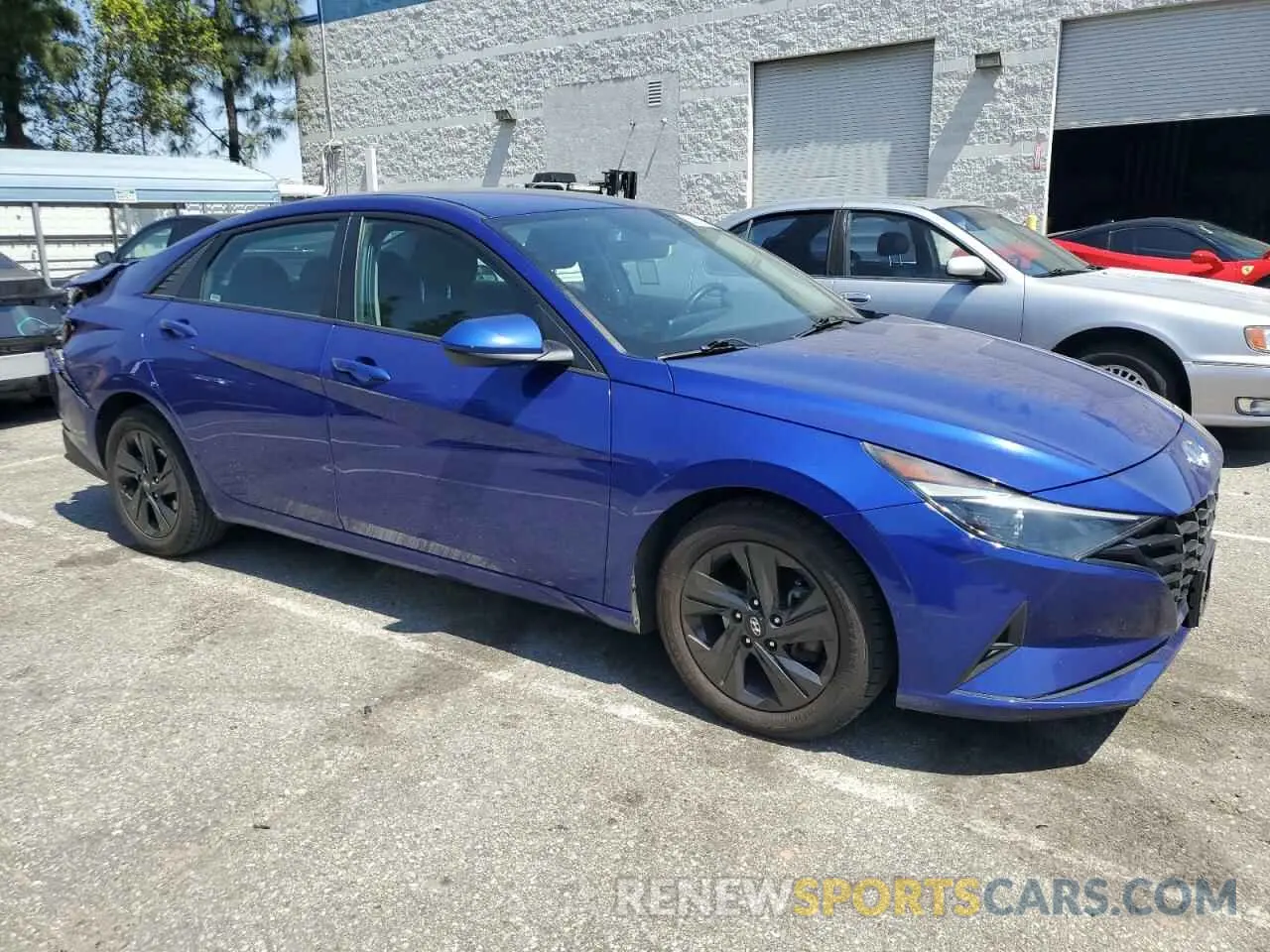 4 Photograph of a damaged car KMHLS4AG3MU121657 HYUNDAI ELANTRA 2021