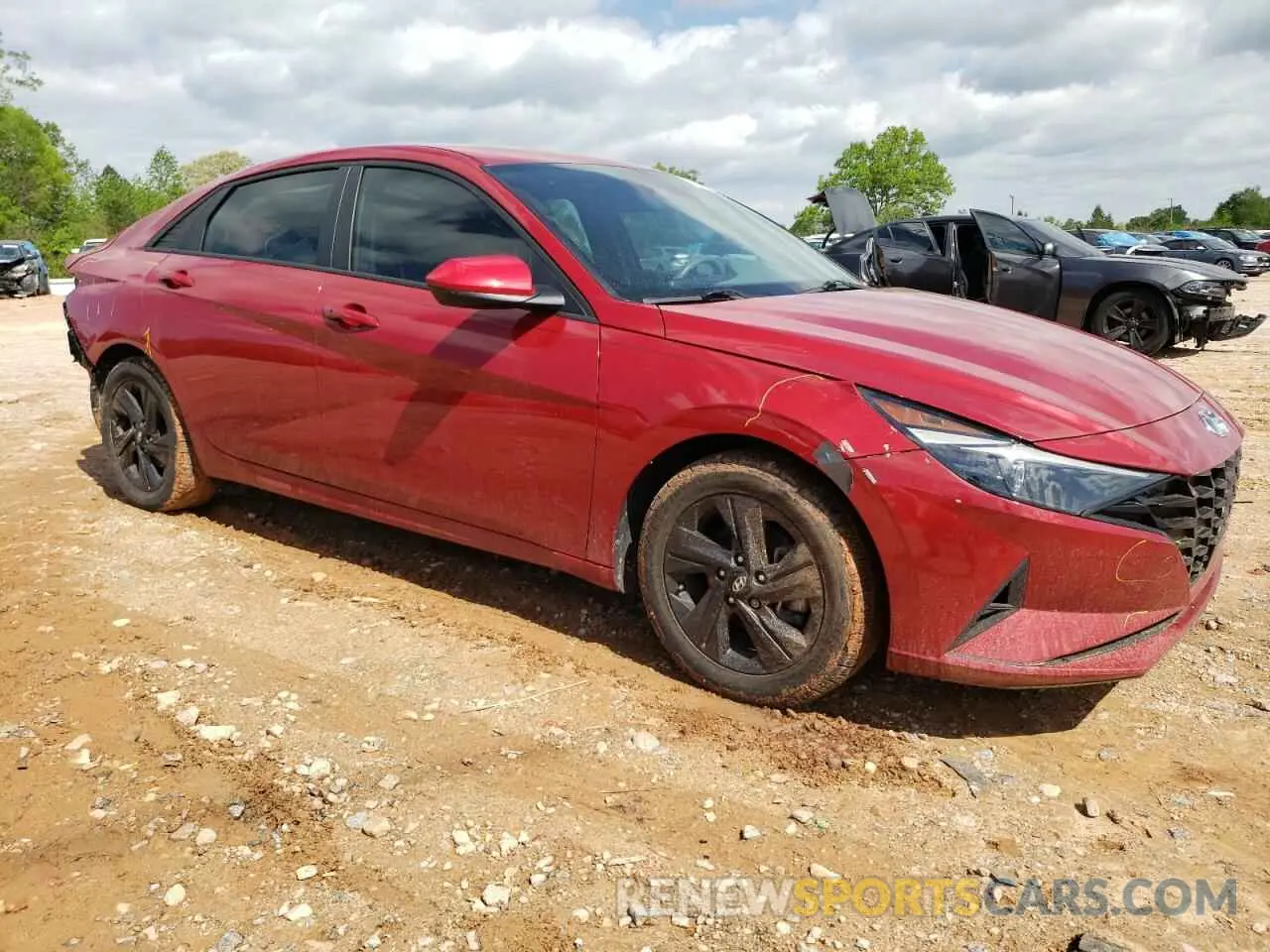 4 Photograph of a damaged car KMHLS4AG3MU150110 HYUNDAI ELANTRA 2021