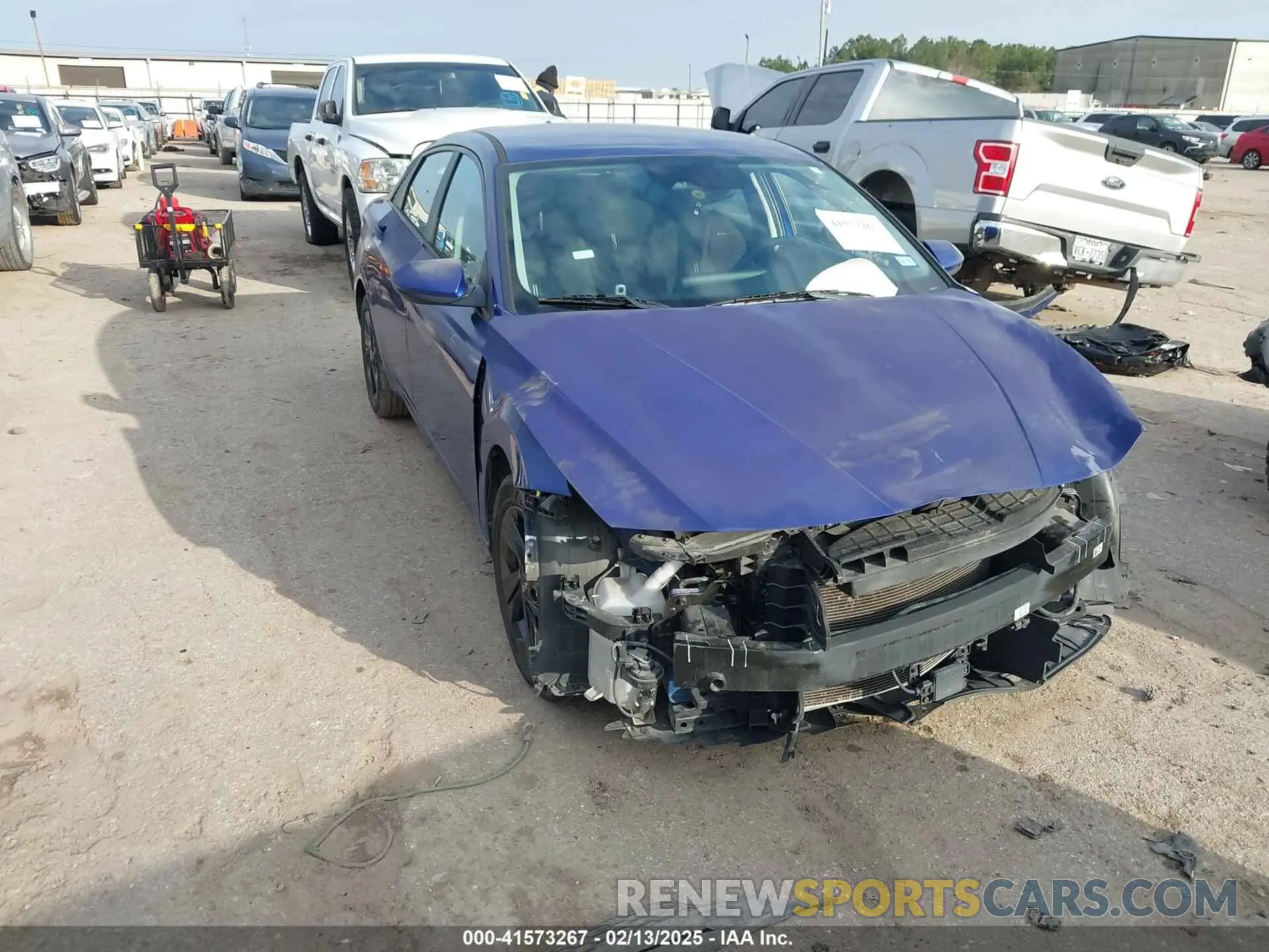1 Photograph of a damaged car KMHLS4AG4MU064241 HYUNDAI ELANTRA 2021