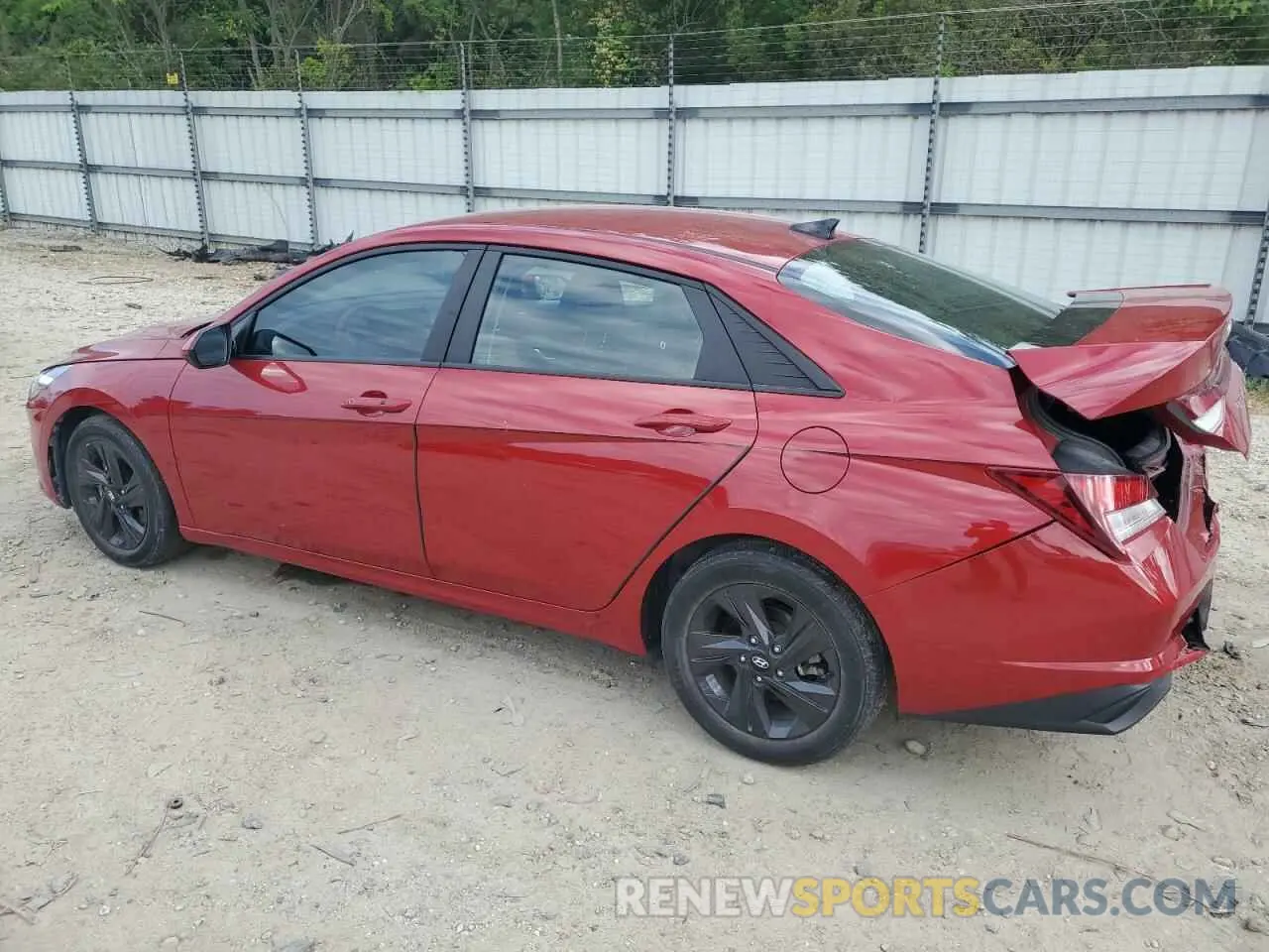 2 Photograph of a damaged car KMHLS4AG4MU121733 HYUNDAI ELANTRA 2021