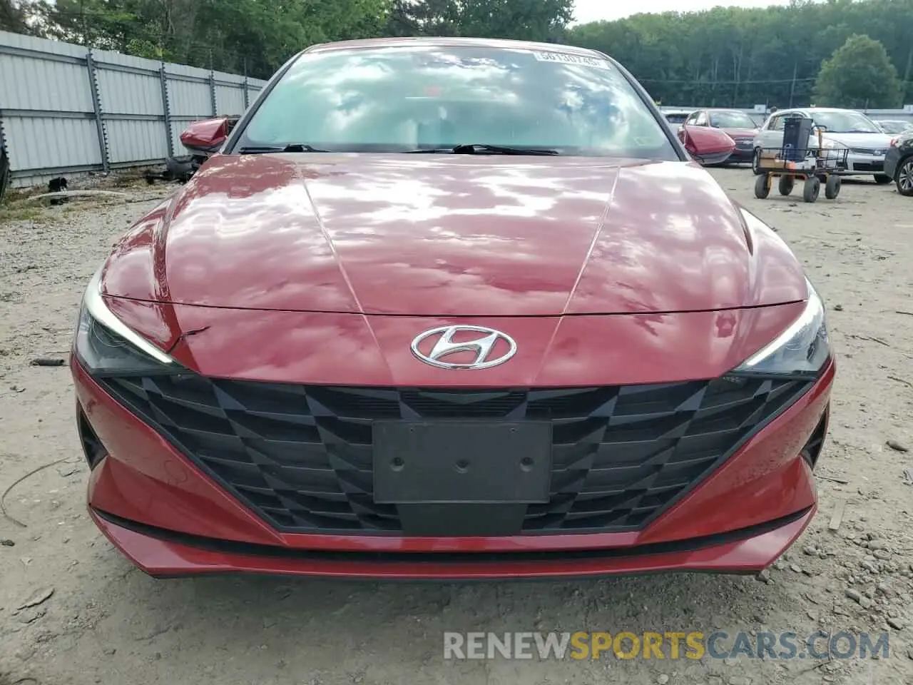 5 Photograph of a damaged car KMHLS4AG4MU121733 HYUNDAI ELANTRA 2021