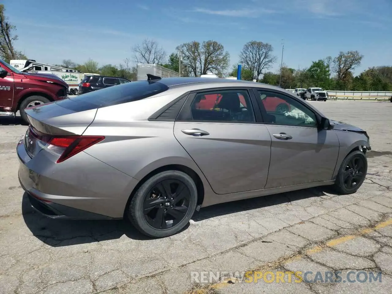 3 Photograph of a damaged car KMHLS4AG6MU186499 HYUNDAI ELANTRA 2021