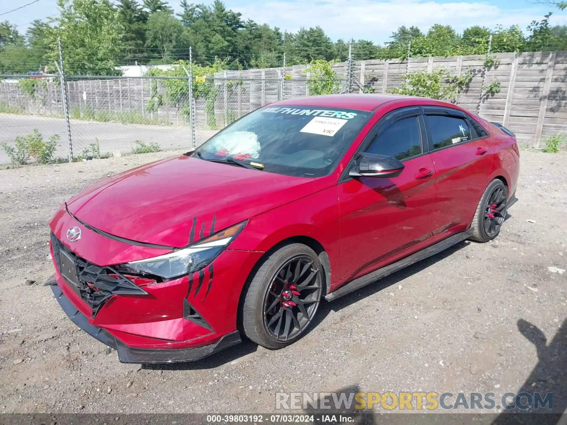 2 Photograph of a damaged car KMHLS4AG6MU212454 HYUNDAI ELANTRA 2021