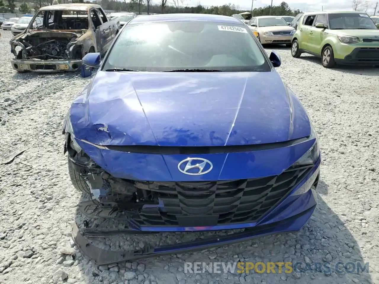 5 Photograph of a damaged car KMHLS4AG7MU103730 HYUNDAI ELANTRA 2021