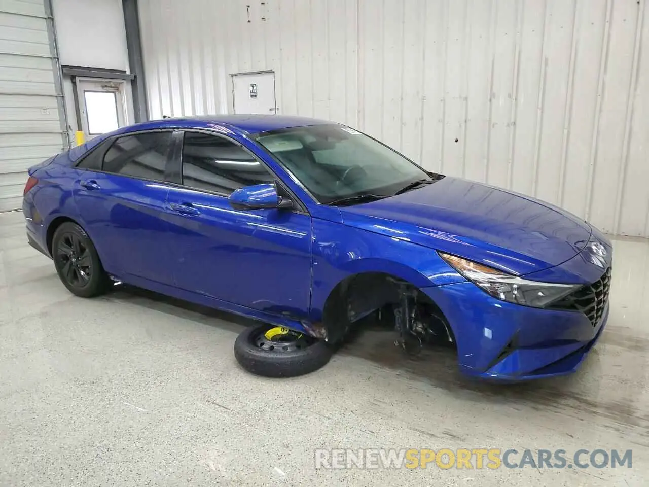 4 Photograph of a damaged car KMHLS4AG7MU118809 HYUNDAI ELANTRA 2021