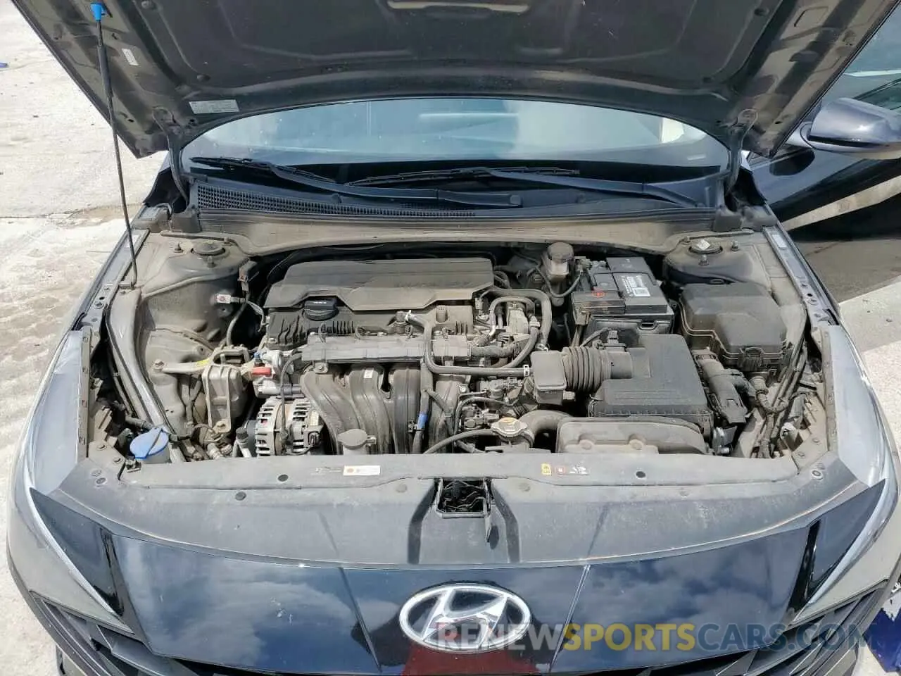 11 Photograph of a damaged car KMHLS4AG7MU125534 HYUNDAI ELANTRA 2021