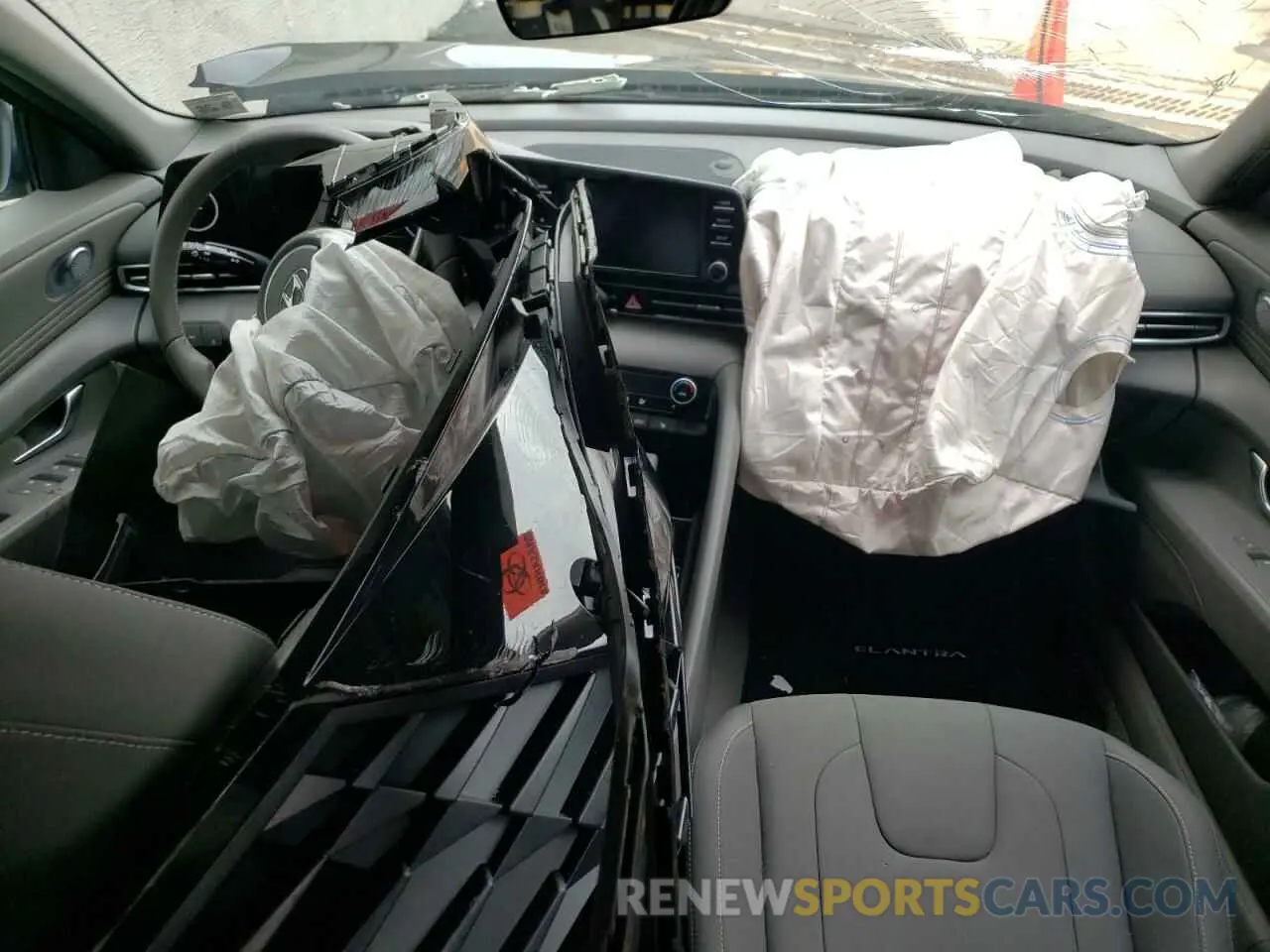 8 Photograph of a damaged car KMHLS4AG7MU180260 HYUNDAI ELANTRA 2021