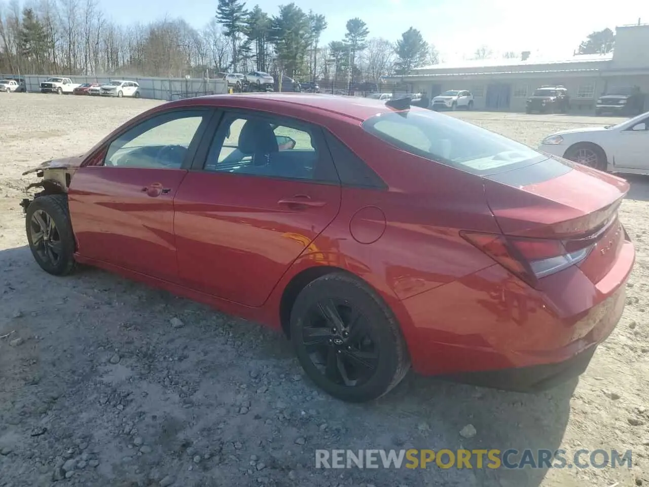 2 Photograph of a damaged car KMHLS4AG8MU189971 HYUNDAI ELANTRA 2021