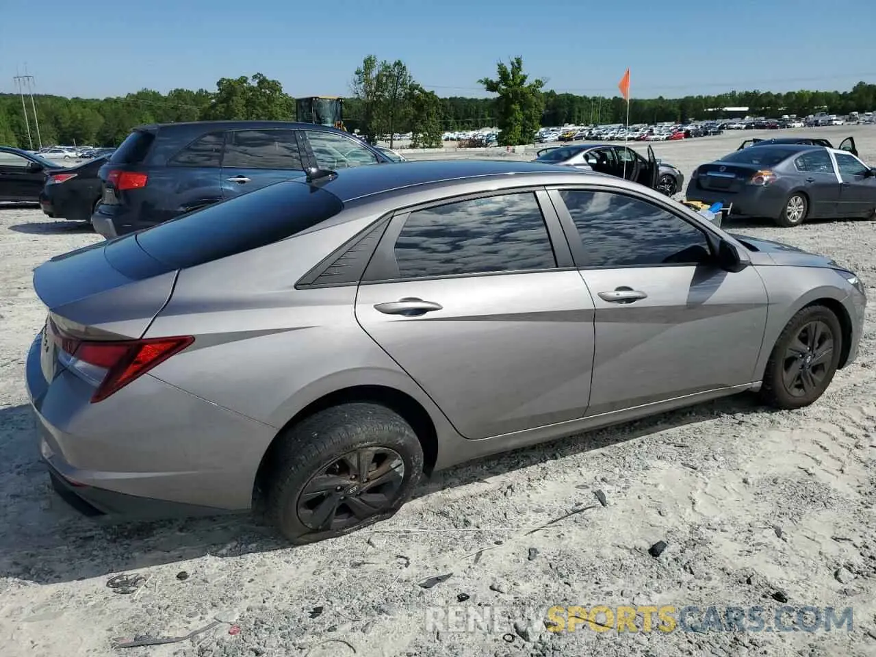 3 Photograph of a damaged car KMHLS4AG8MU192997 HYUNDAI ELANTRA 2021