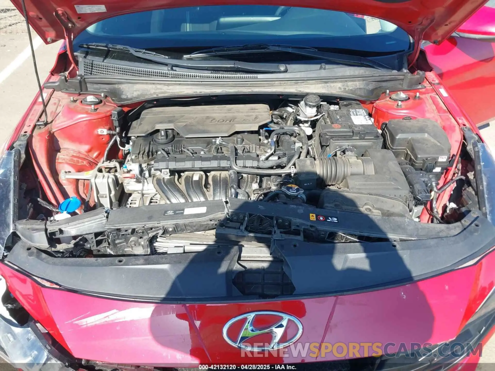 10 Photograph of a damaged car KMHLS4AG8MU195768 HYUNDAI ELANTRA 2021